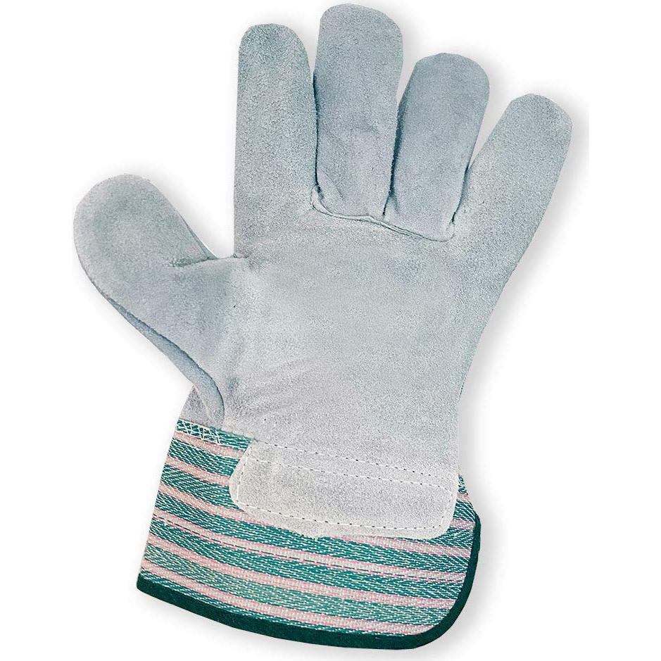 Guantes de Trabajo Galeton 2114 Raya Verde 2X Grande 12 Piezas