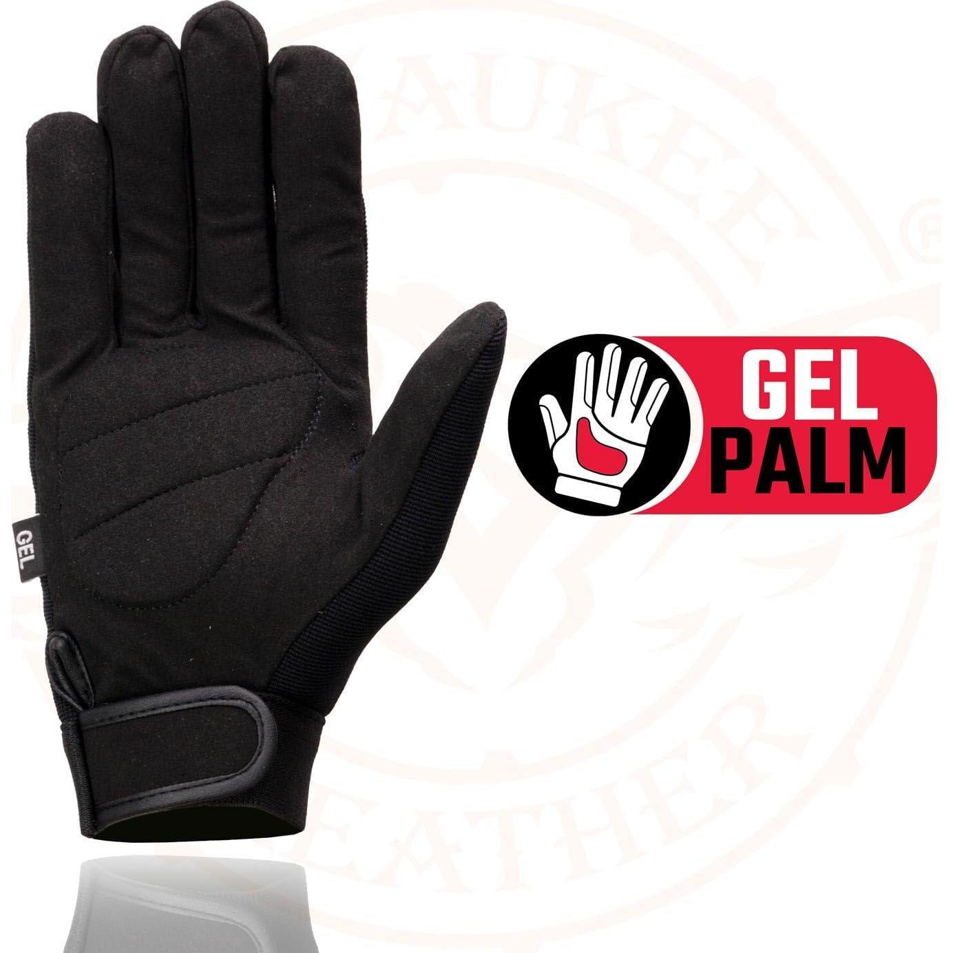 Guantes de mecánico Milwaukee Leather SH44612 con palma de gel