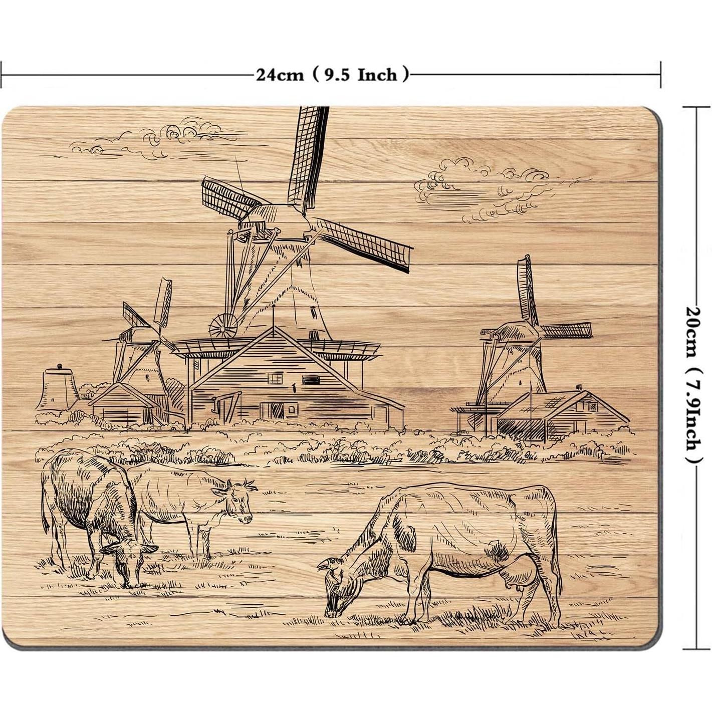 Alfombrilla de Ratón TSSOHU 24.1x20 cm Antideslizante