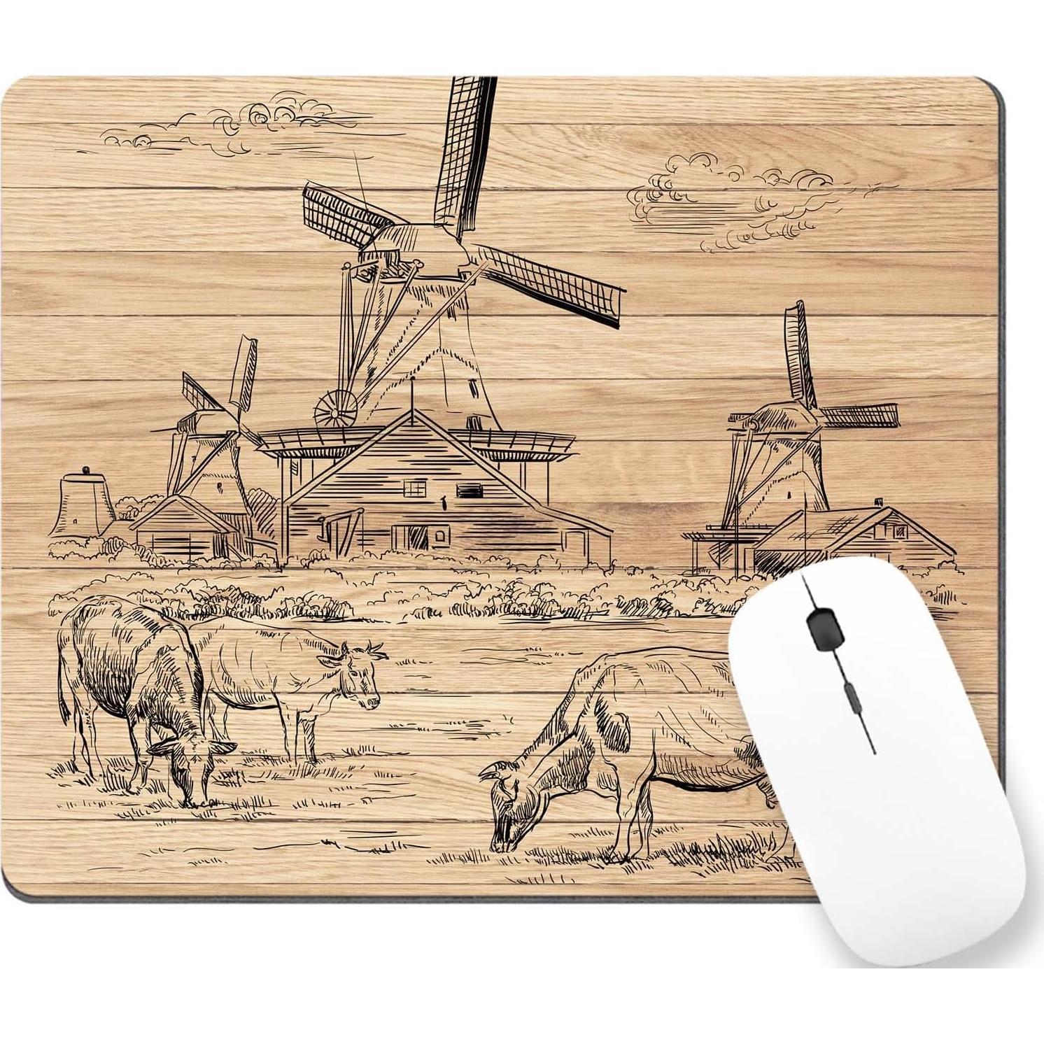 Alfombrilla de Ratón TSSOHU 24.1x20 cm Antideslizante