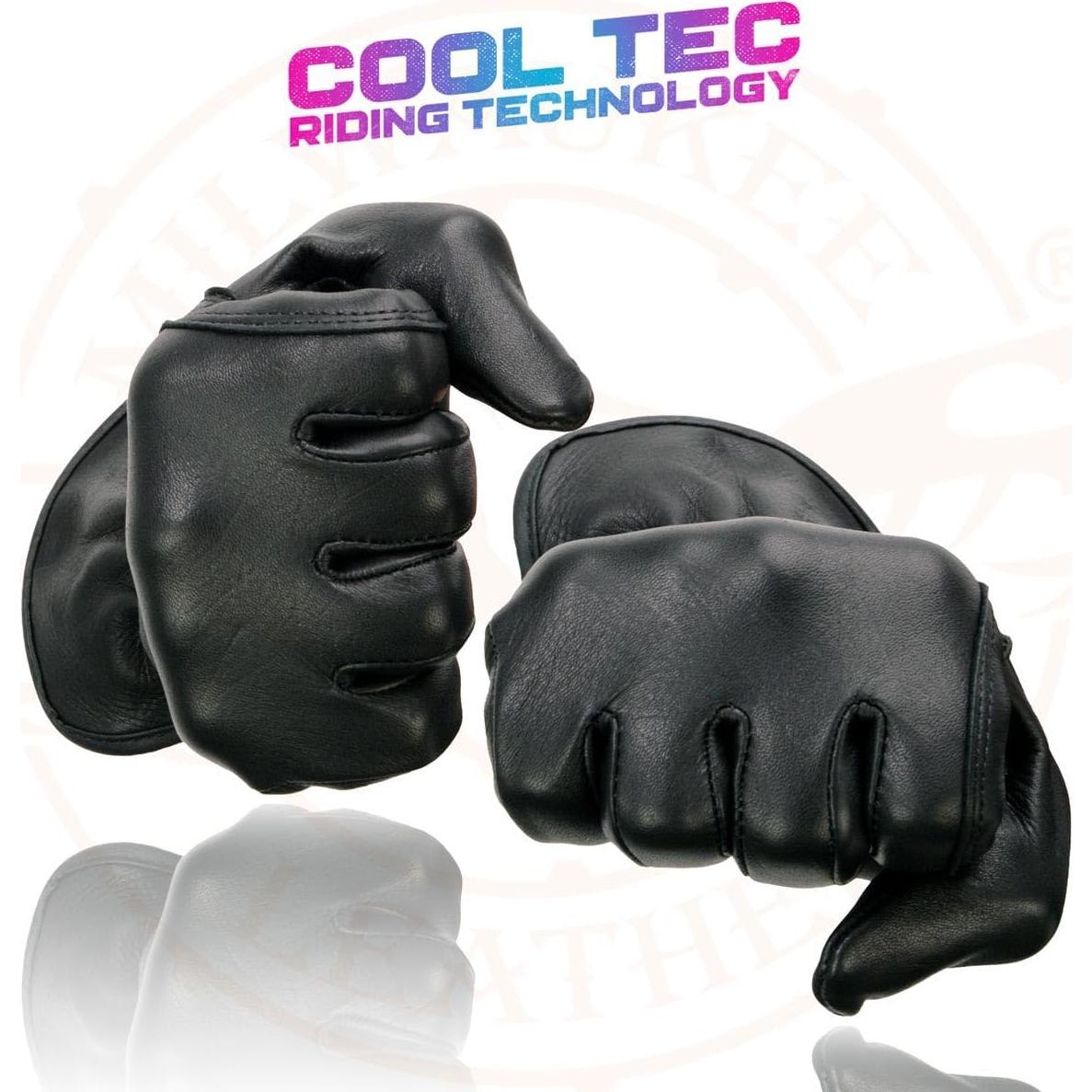 Guantes de Conducción de Cuero Milwaukee Leather - X-Pequeño