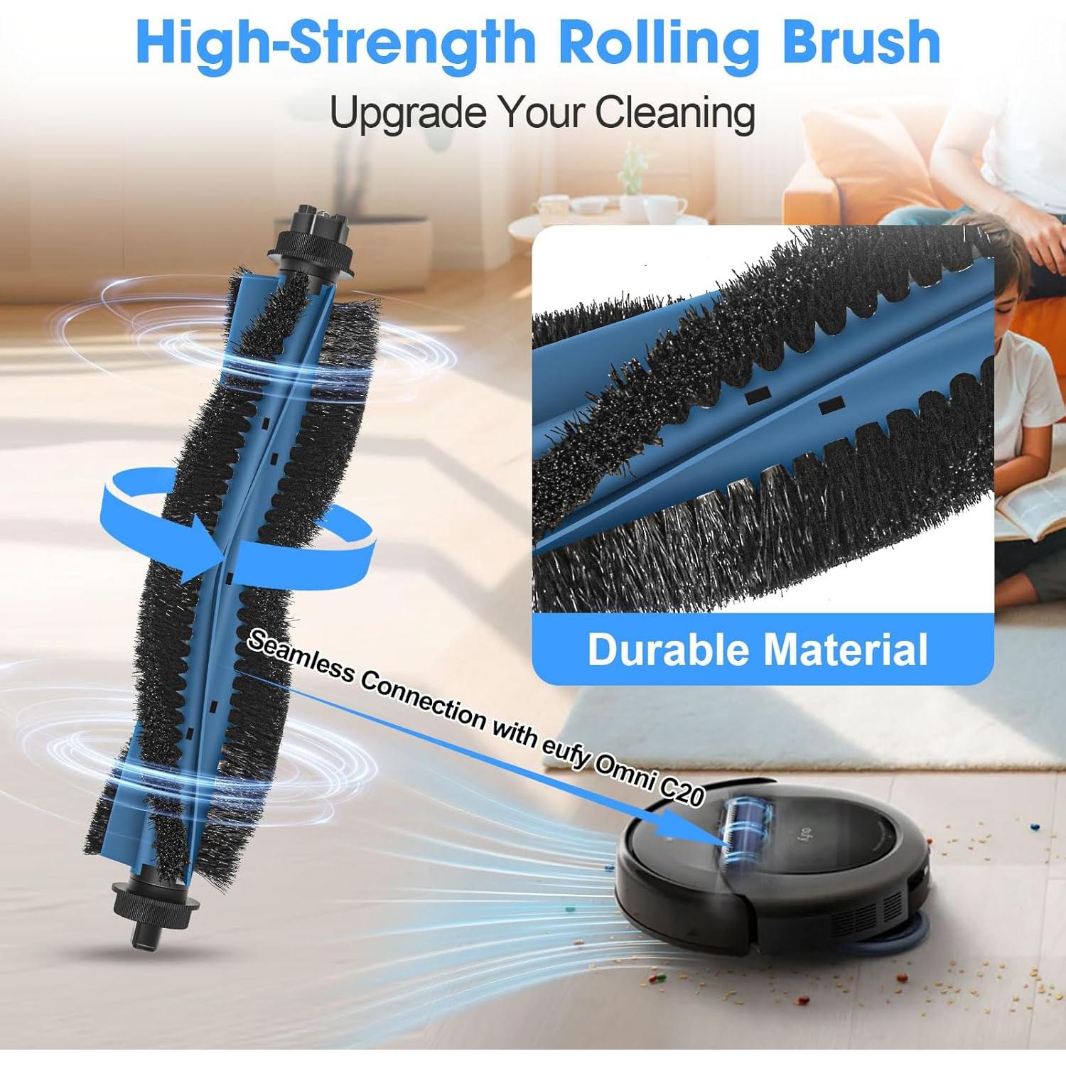 Kit de Accesorios 19 Piezas DrRobor para Aspiradora eufy Omni C20