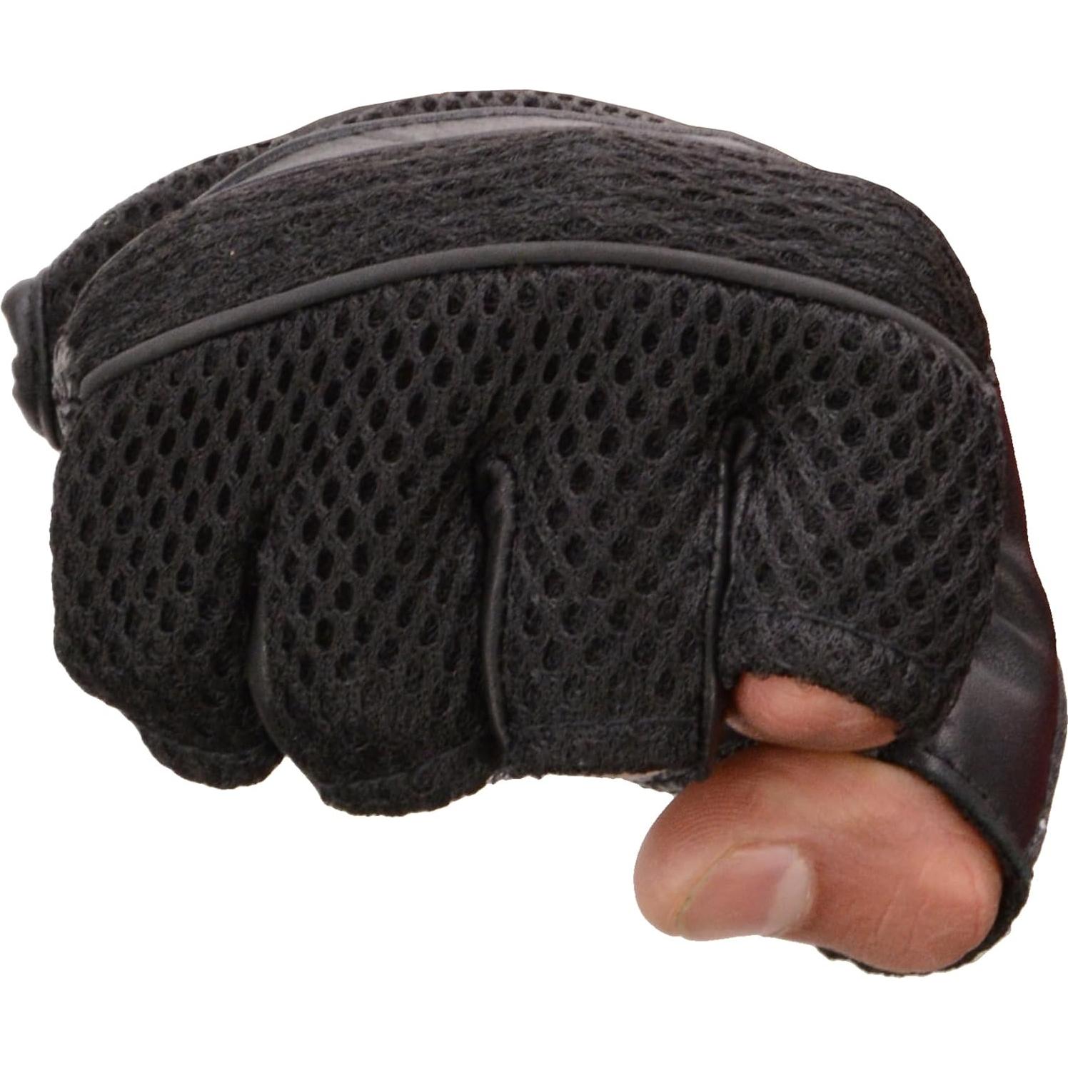 Guantes de Motocicleta Milwaukee Leather MG7504 Negro Gel