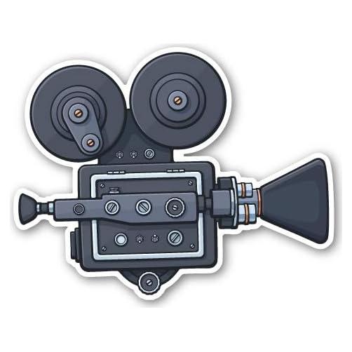 Calcomanía Vinilo Squiddy Proyector Retro 7.62 cm Impermeable