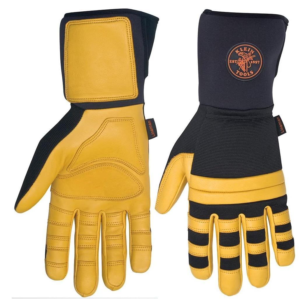 Guantes de Trabajo Klein Tools X-Grande Cuero y Neopreno