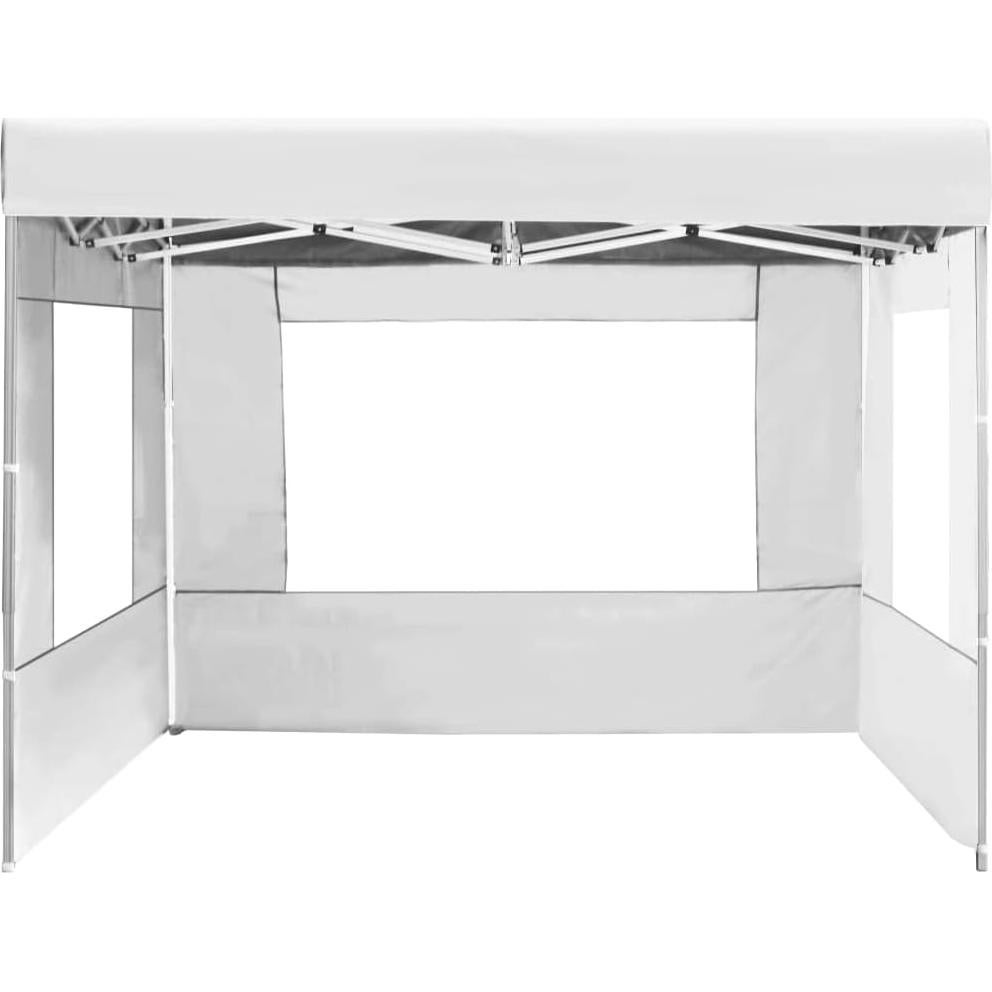 Carpa de Fiesta Plegable ANYCHOLE 4.3x3m Blanca con Paneles
