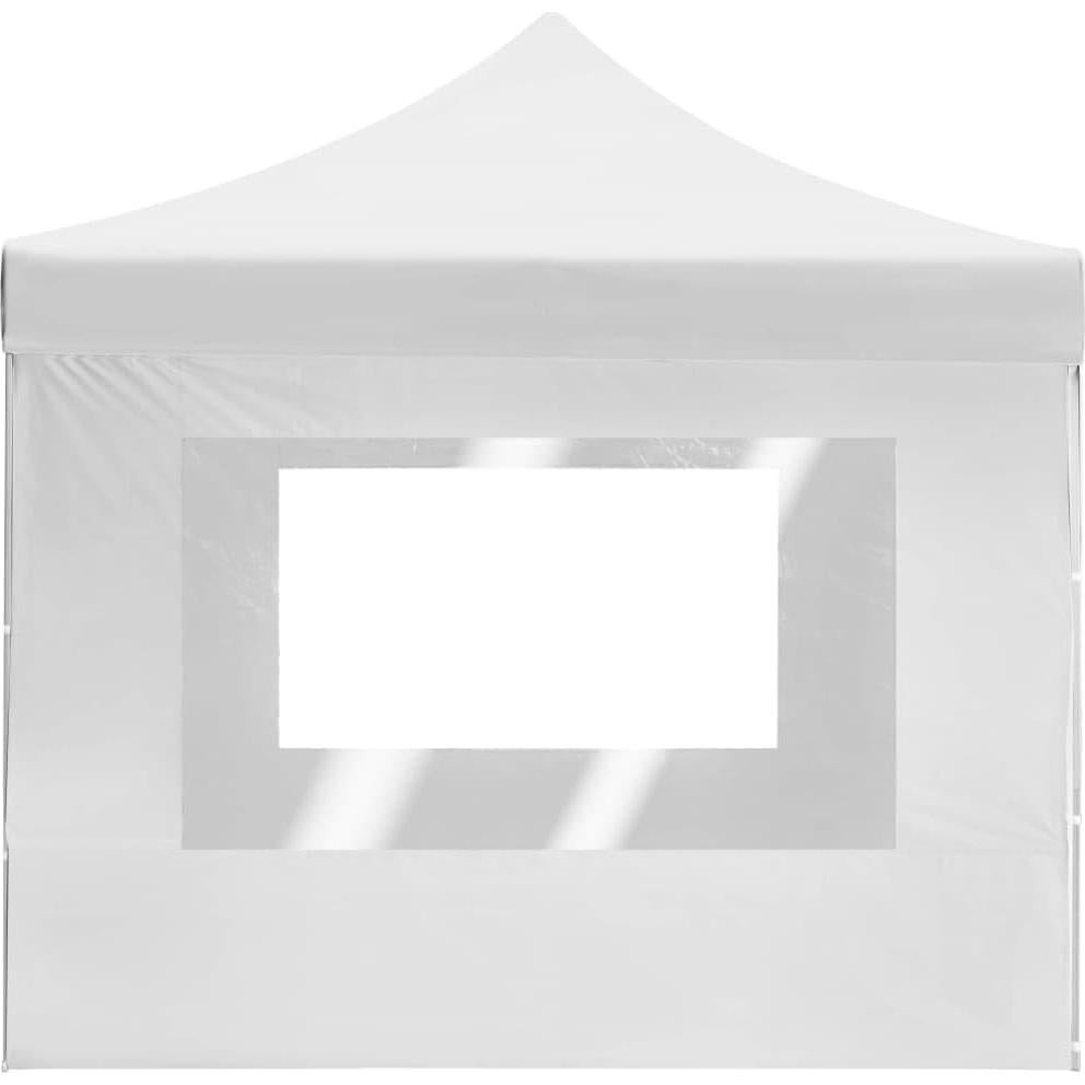 Carpa de Fiesta Plegable ANYCHOLE 4.3x3m Blanca con Paneles
