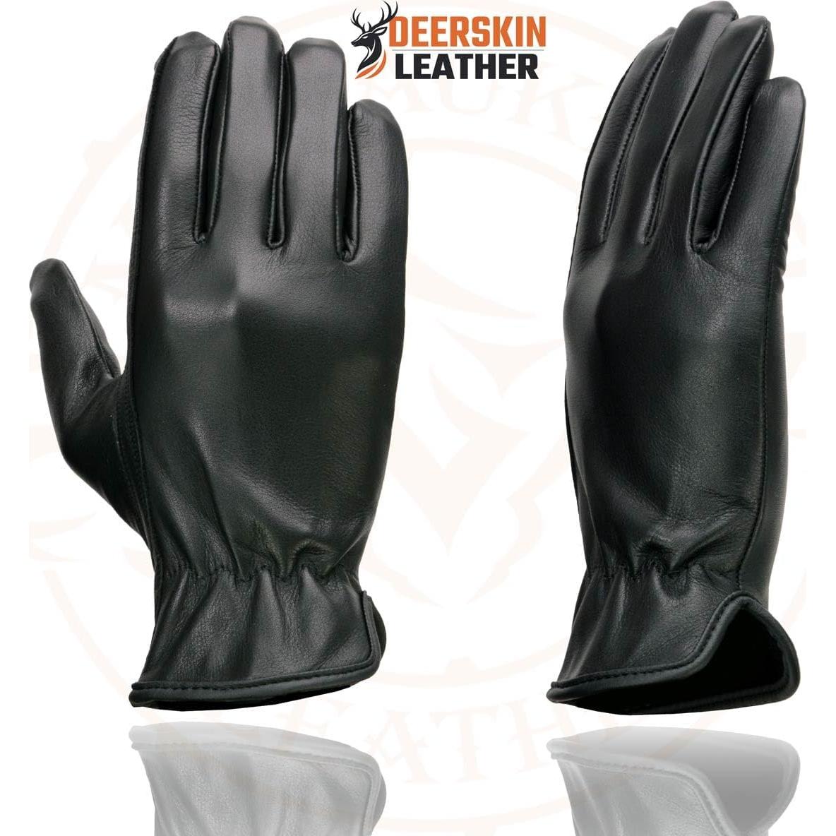 Guantes de motocicleta Milwaukee Leather SH886 de piel de ciervo