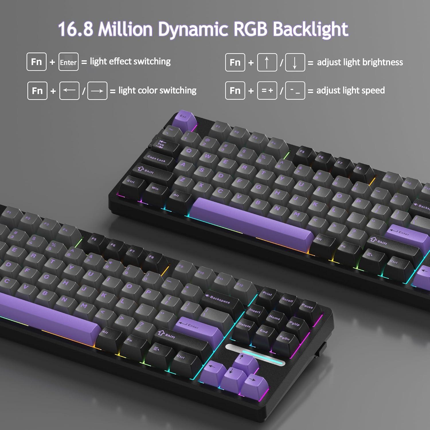 Teclado Inalámbrico MageGee LIGHT87 Mecánico RGB 4000mAh