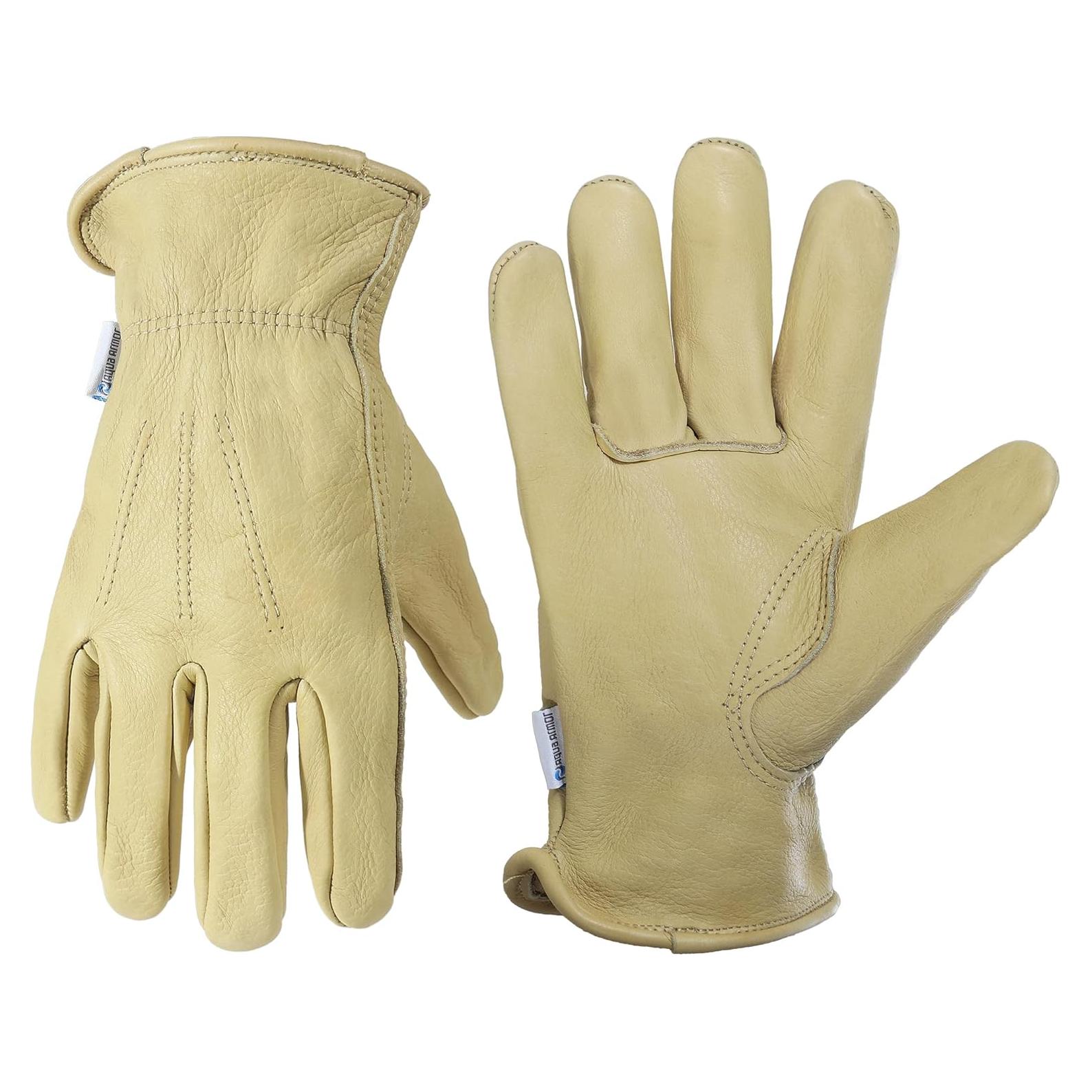 Guantes de trabajo HLDD HANDLANDY de cuero para jardinería