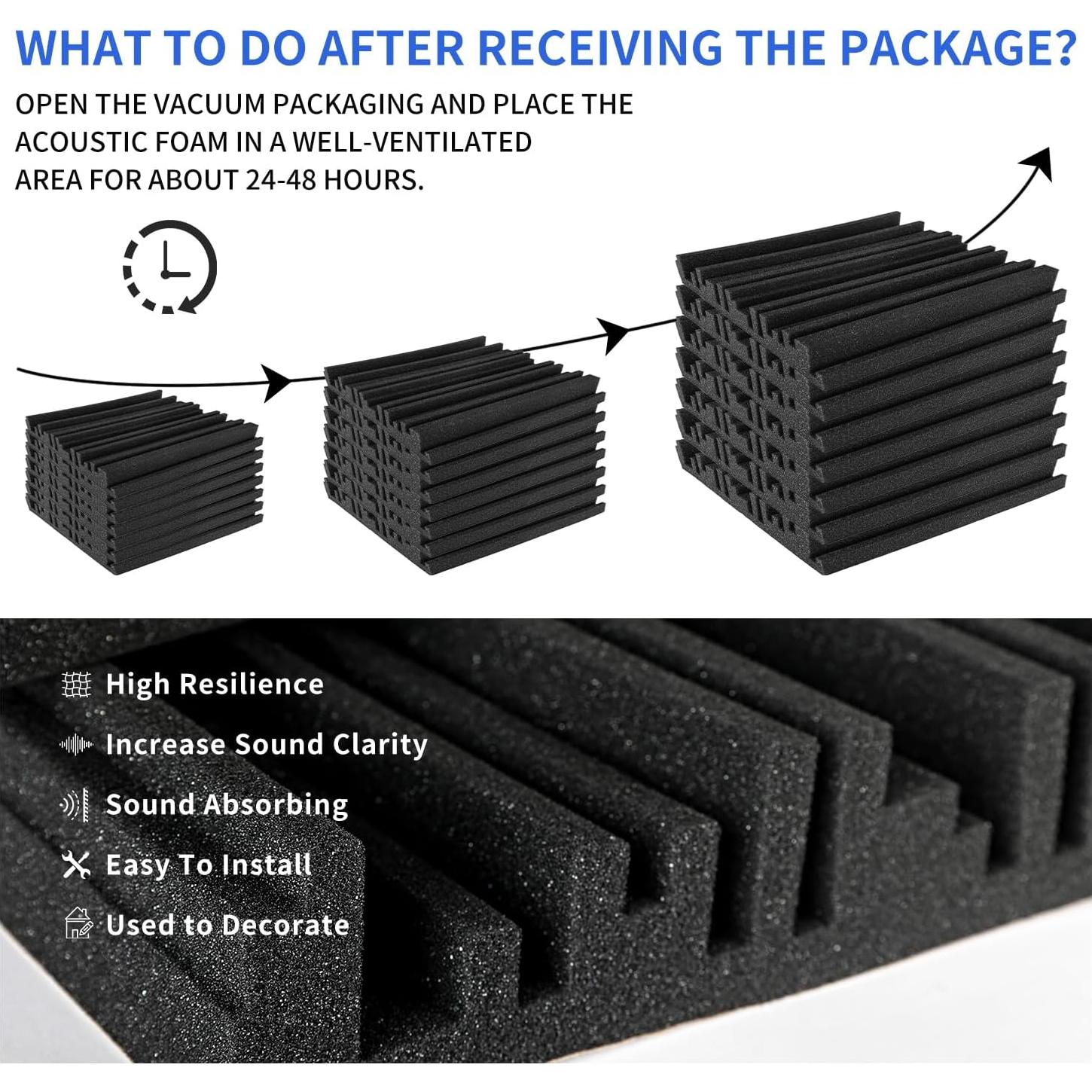 Paneles Acústicos Autoadhesivos Earppie 30x30cm - Paquete de 12