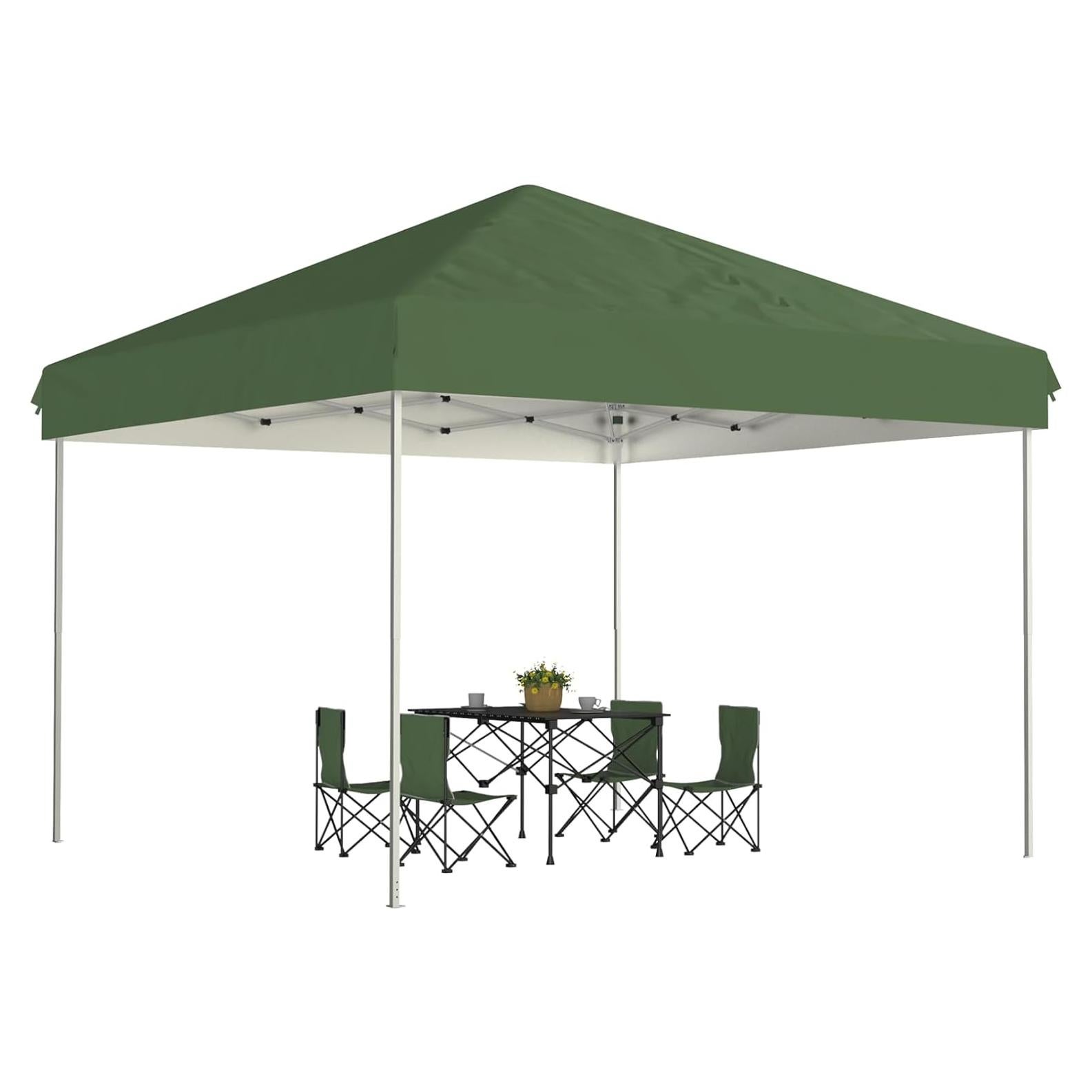 Carpa Plegable GarveeLife 10x10 Verde Impermeable UV 50+