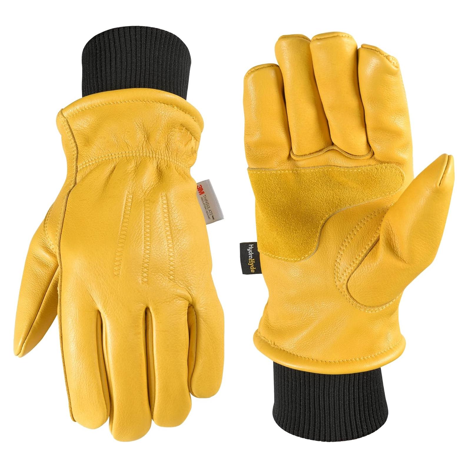 Guantes de Trabajo Invierno Wells Lamont Cuero Aislados Mediano