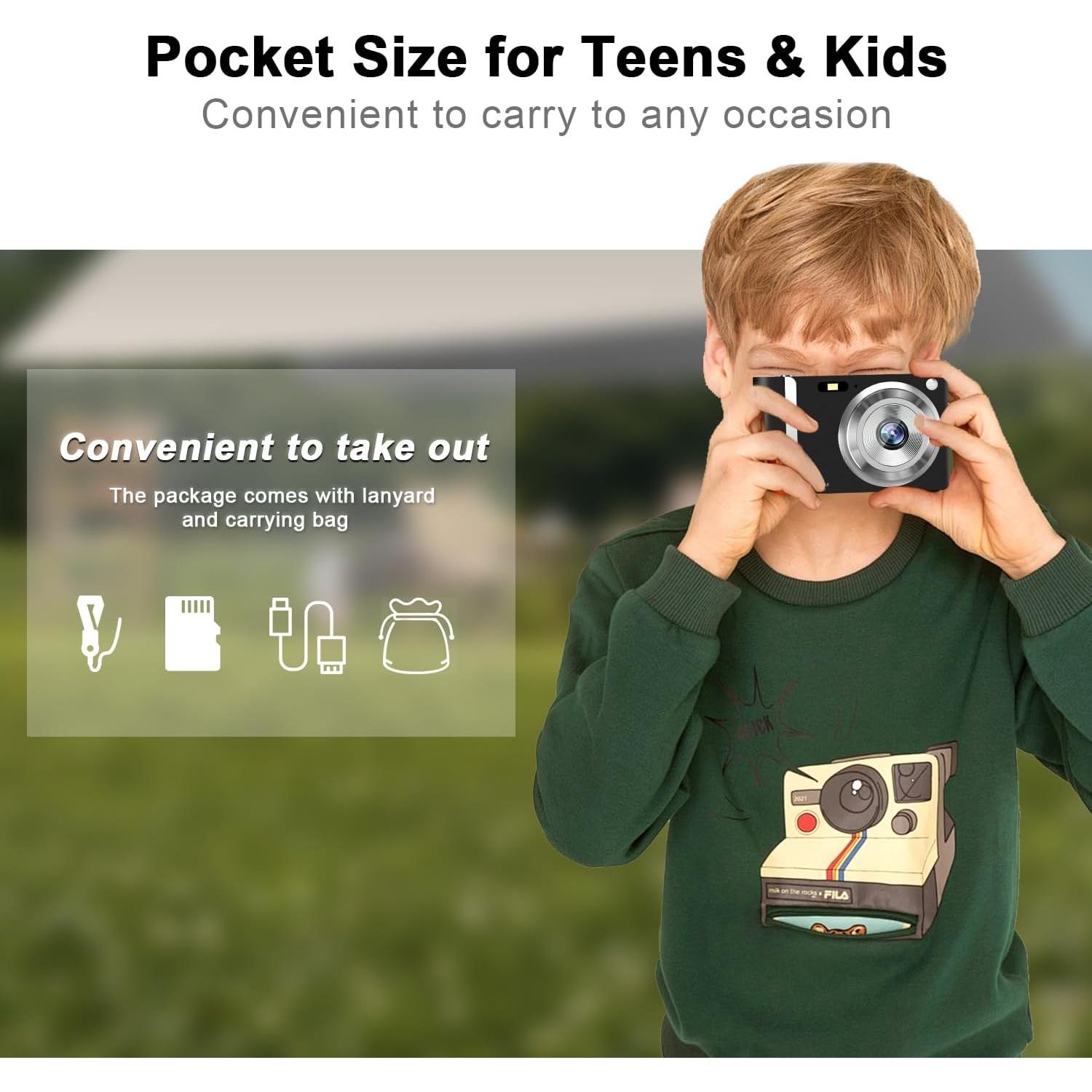 Cámara Digital Jazeyeah DC001 48MP FHD 1080P con Zoom 16X