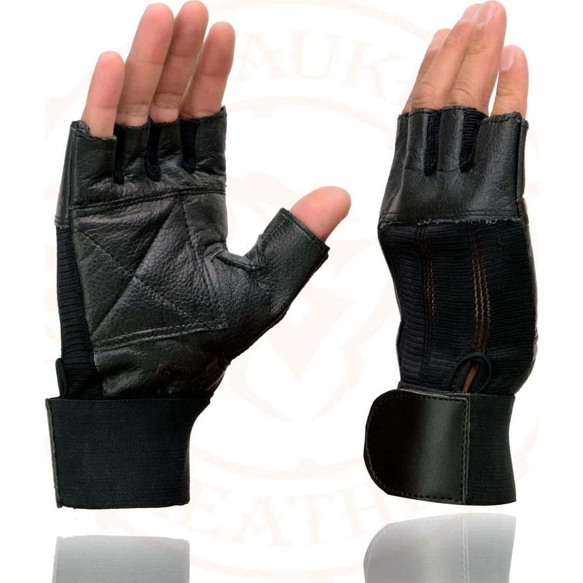 Guantes de motocicleta Milwaukee Leather MG7562 sin dedos
