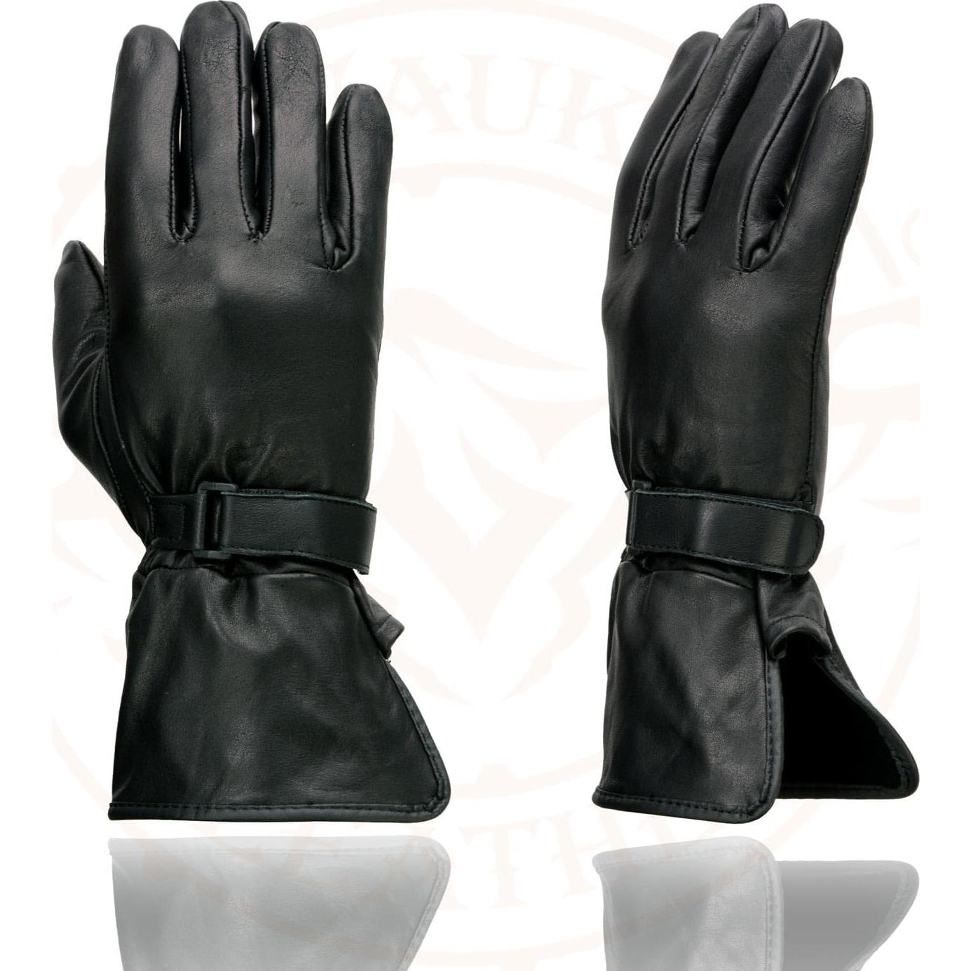 Guantes de Cuero para Mujeres Milwaukee Leather Negros