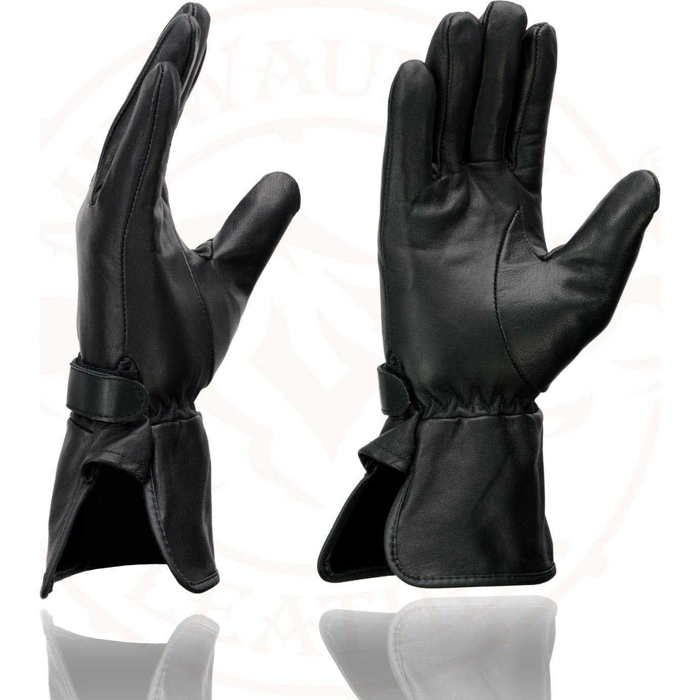 Guantes de Cuero para Mujeres Milwaukee Leather Negros
