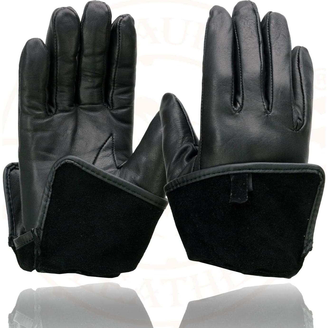 Guantes de Cuero para Mujeres Milwaukee Leather Negros