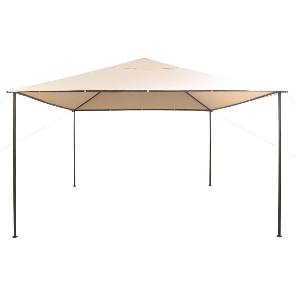 Toldo Gazebo KCCLVER 400x400 cm Beige Resistente al Agua