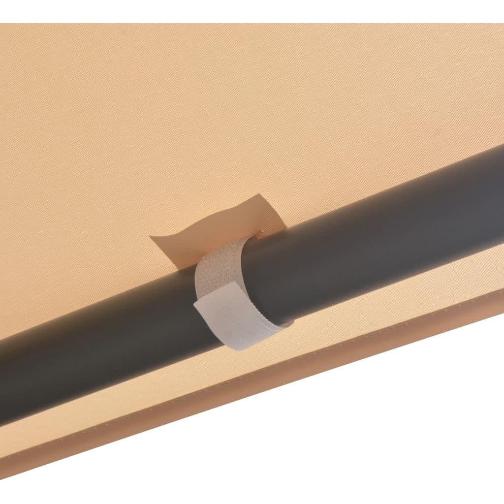 Toldo Gazebo KCCLVER 400x400 cm Beige Resistente al Agua