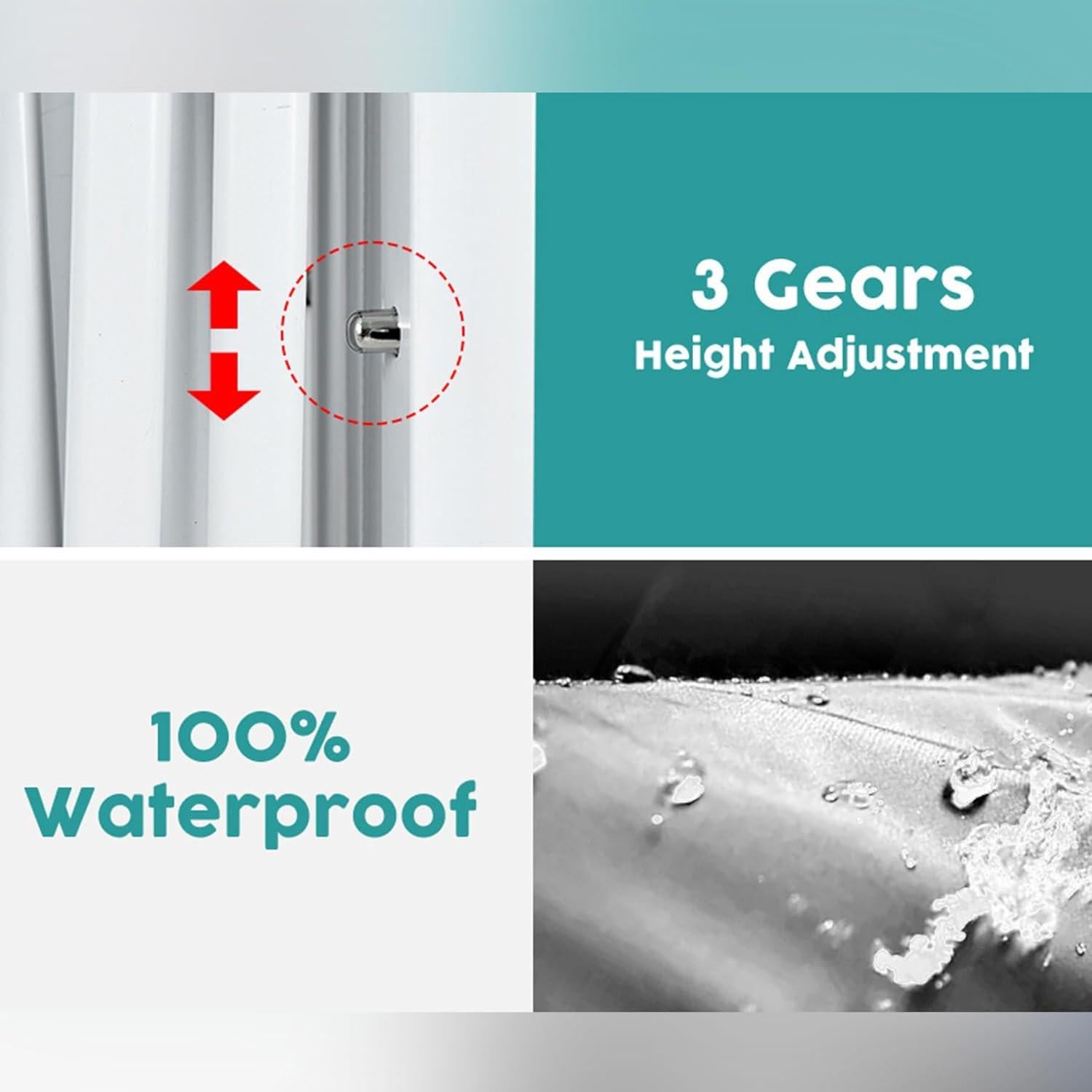 Carpa Pop Up 3x3m Anwick con 4 Paredes Removibles Negra