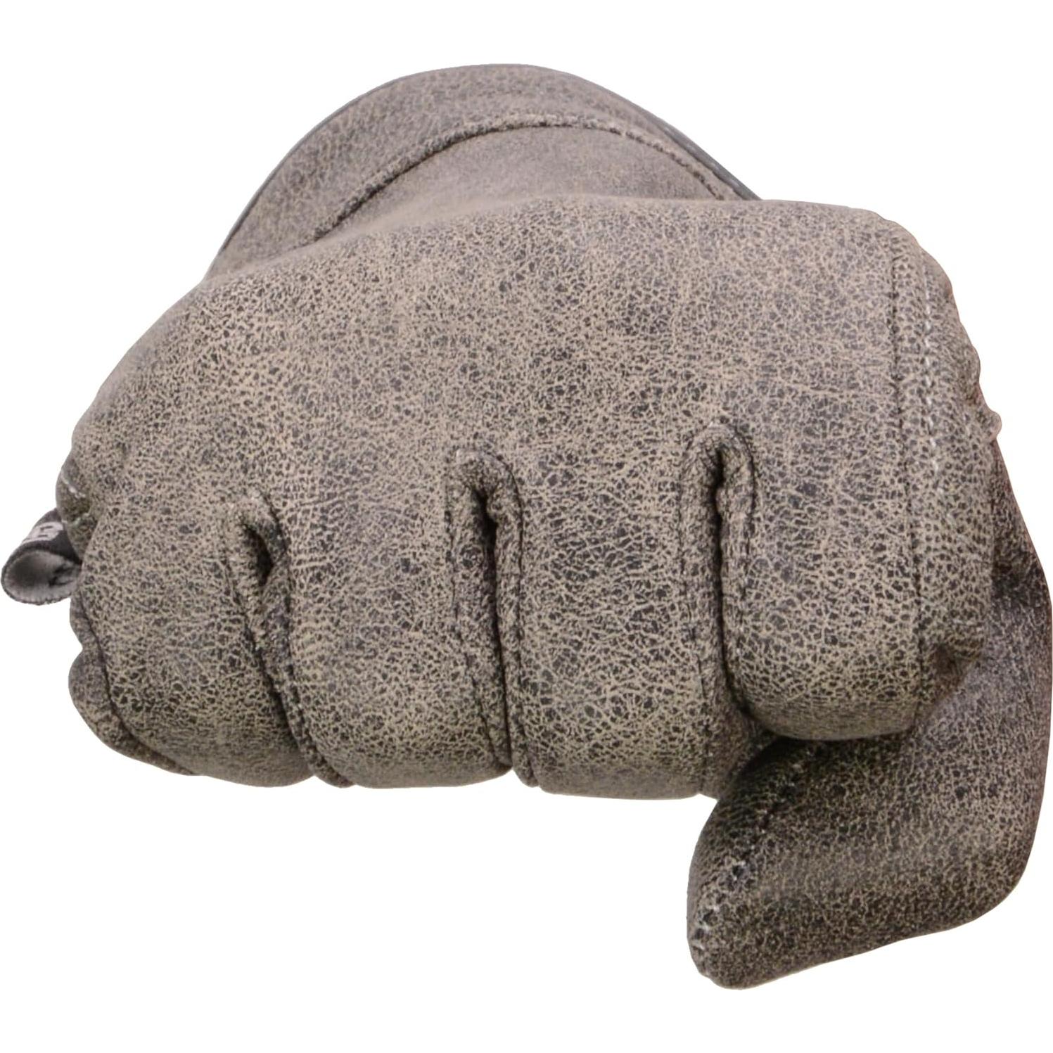 Guantes de Moto Milwaukee Leather MG7511 Cuero Gris 3XL