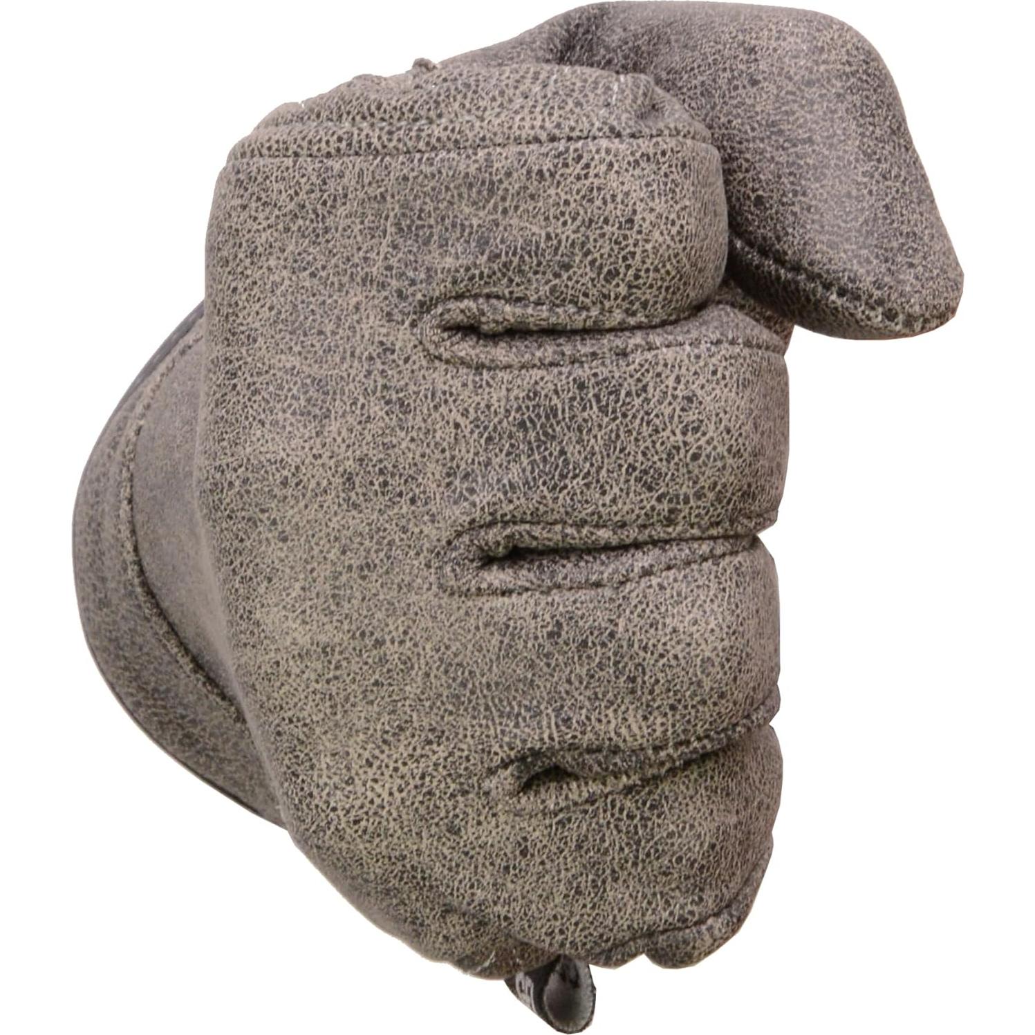 Guantes de Moto Milwaukee Leather MG7511 Cuero Gris 3XL