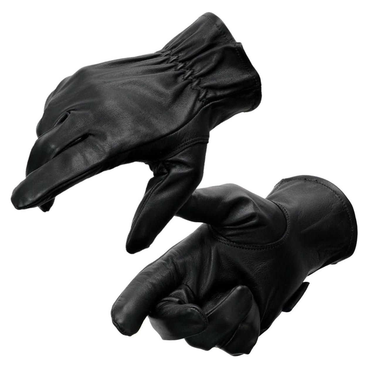 Guantes de motocicleta Milwaukee Leather MG7596 Cool-Tec Negro
