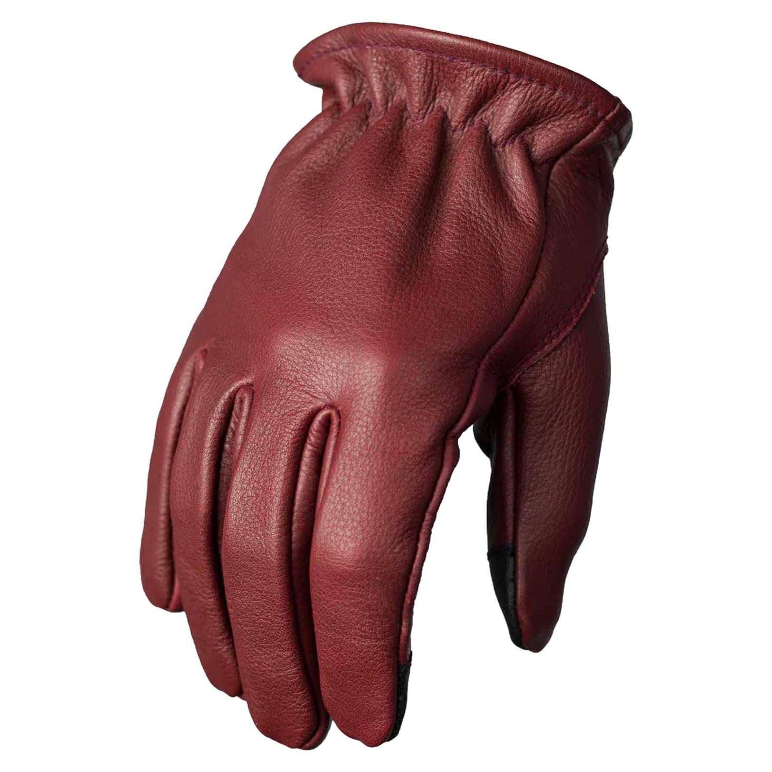 Guantes de Cuero First Mfg Co Roper Clásicos para Motociclistas