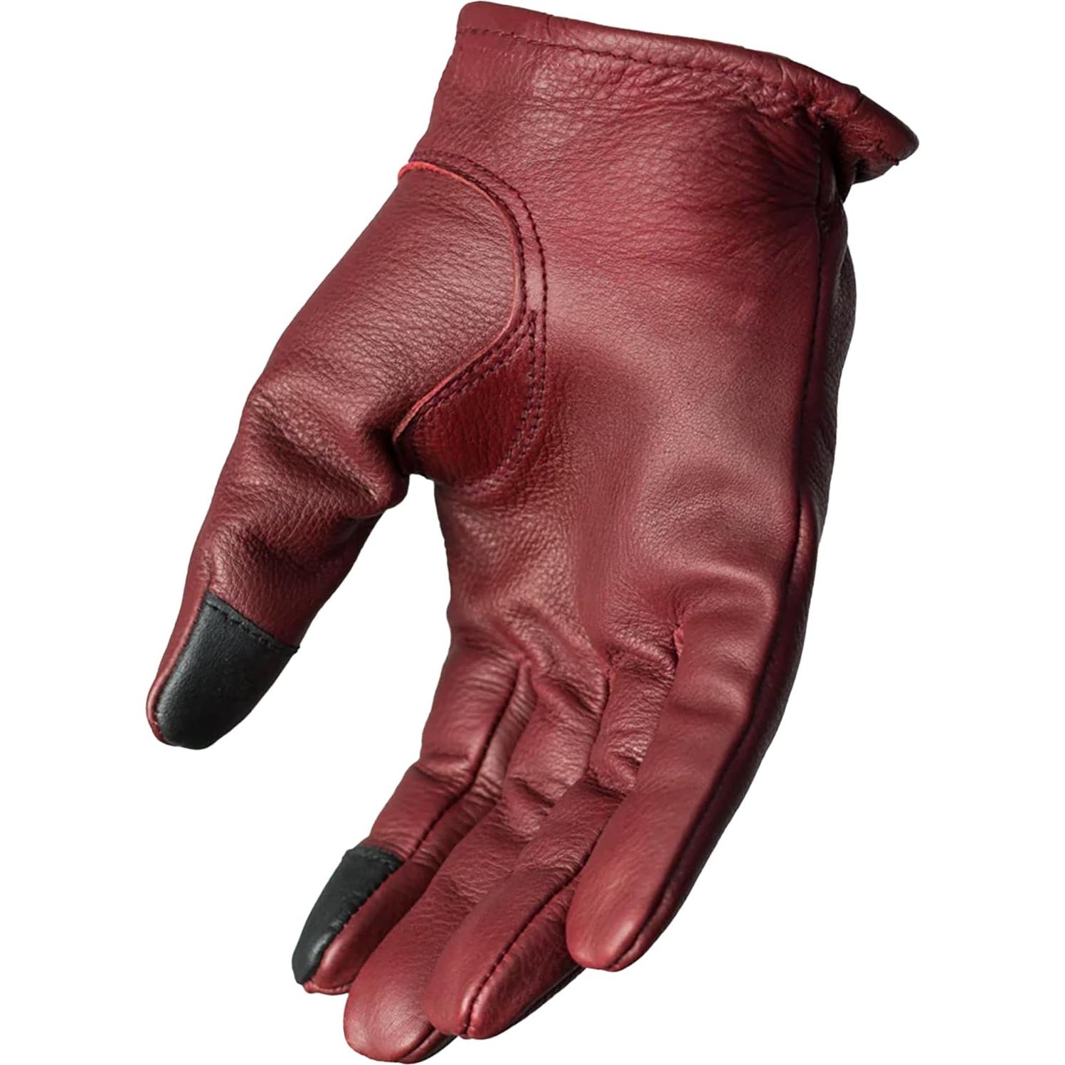 Guantes de Cuero First Mfg Co Roper Clásicos para Motociclistas