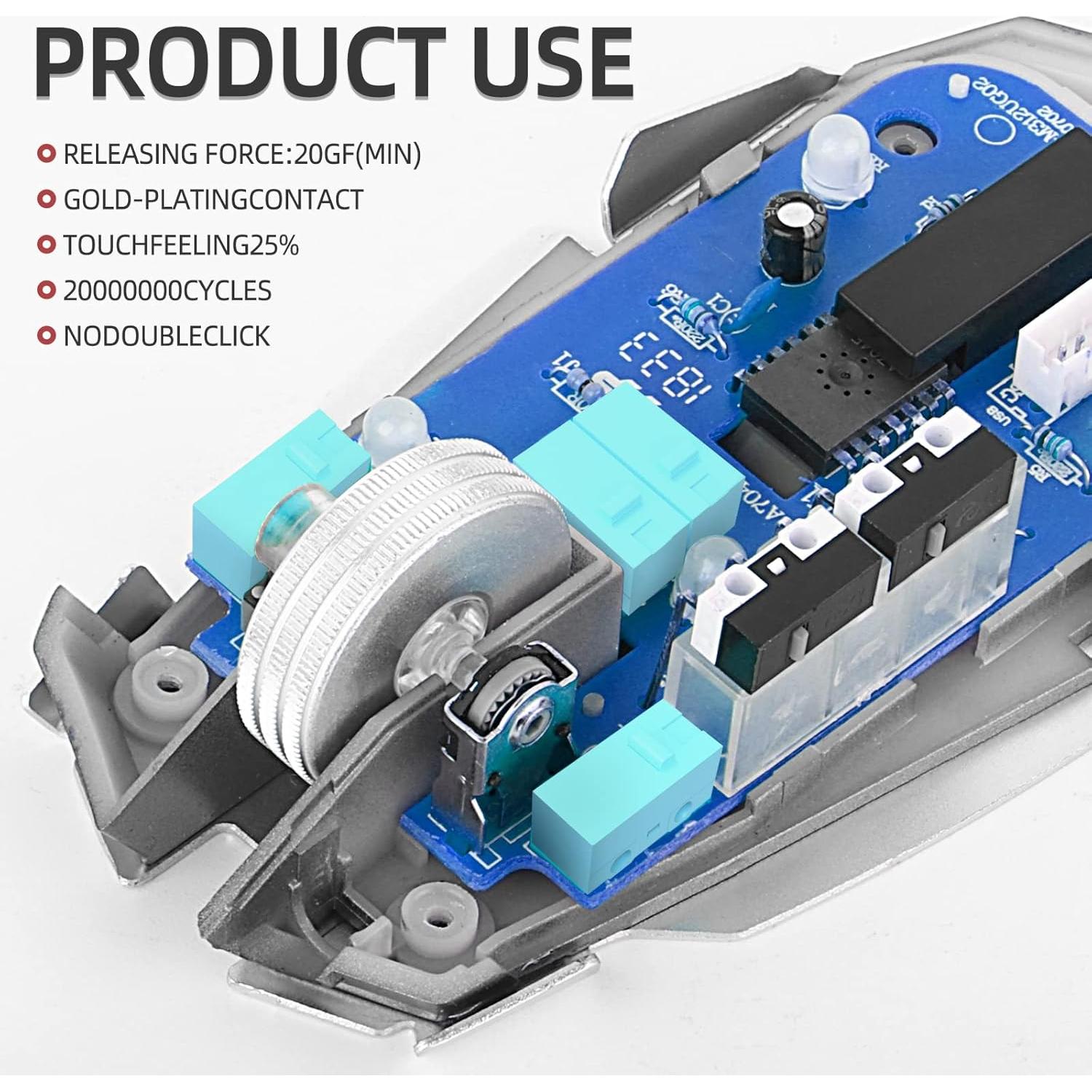 Blue Kailh GM 2.0 Mouse Switch for Gaming Mouse 4Pcs