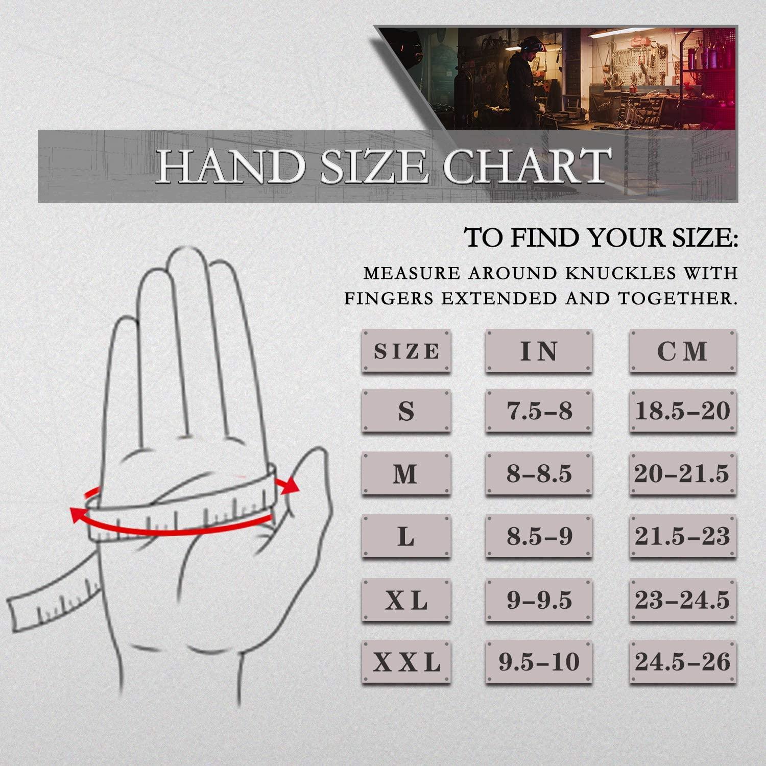 Guantes de Trabajo HLDD de Cuero de Cerdo Reforzados