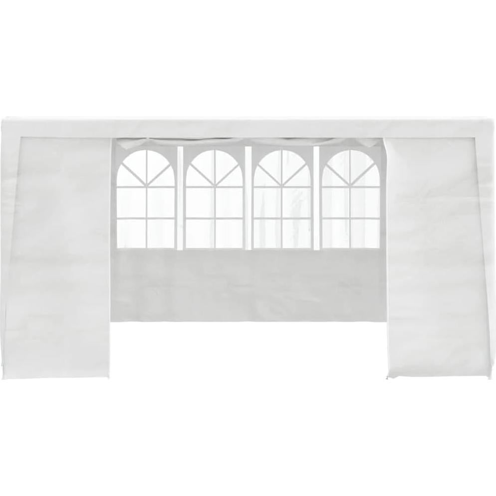 Carpa Profesional YELWHI 4x4m Blanca con Paredes Laterales