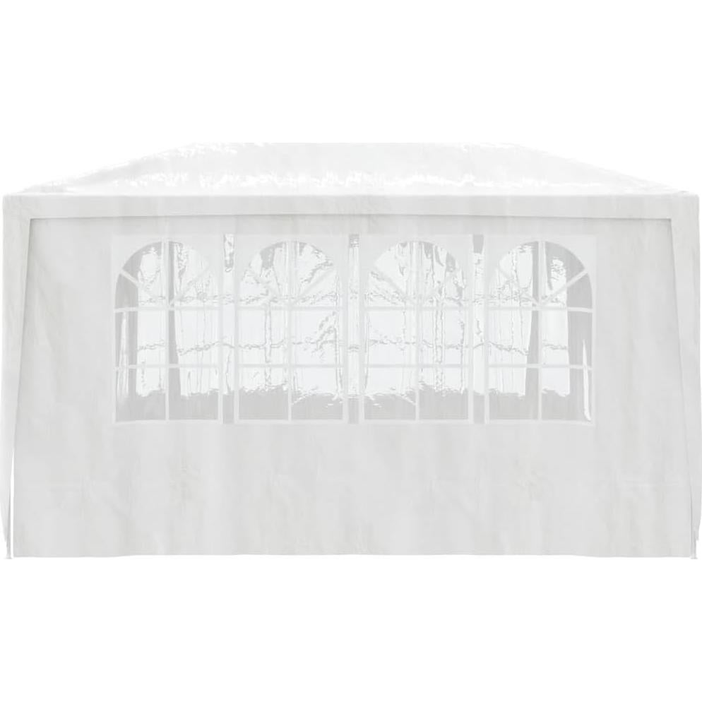 Carpa Profesional YELWHI 4x4m Blanca con Paredes Laterales