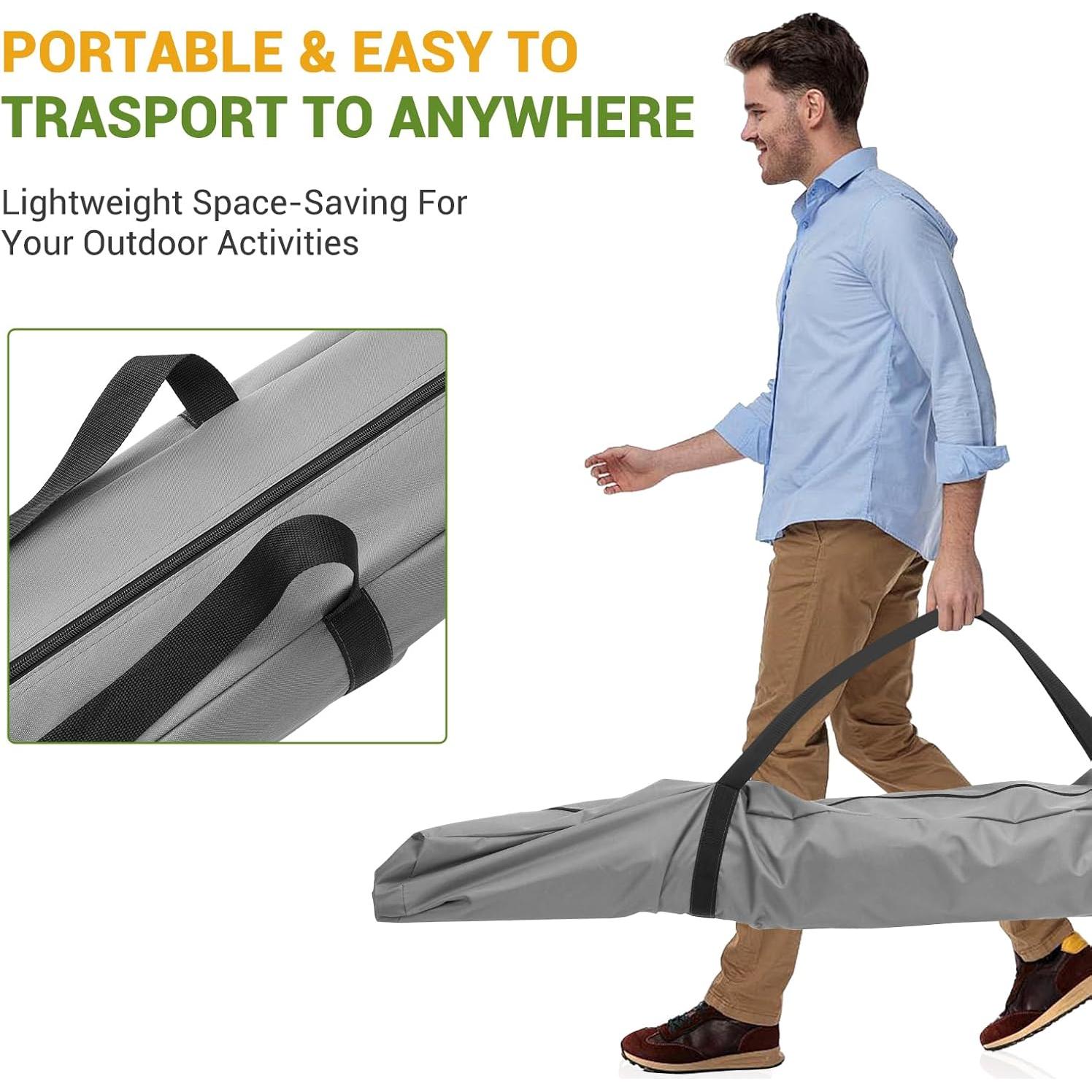 Gazebo Plegable GarveeLife 3.05x3.05m Impermeable con Mosquitera