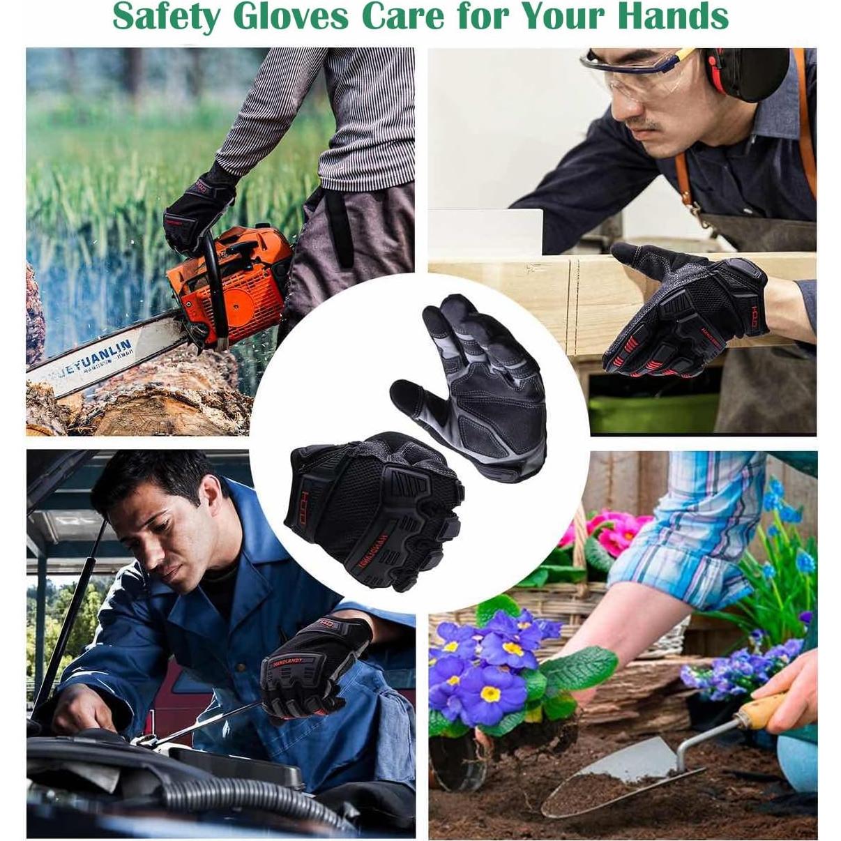 Guantes de Trabajo AIGEVTURE Tácticos con Pantalla Táctil