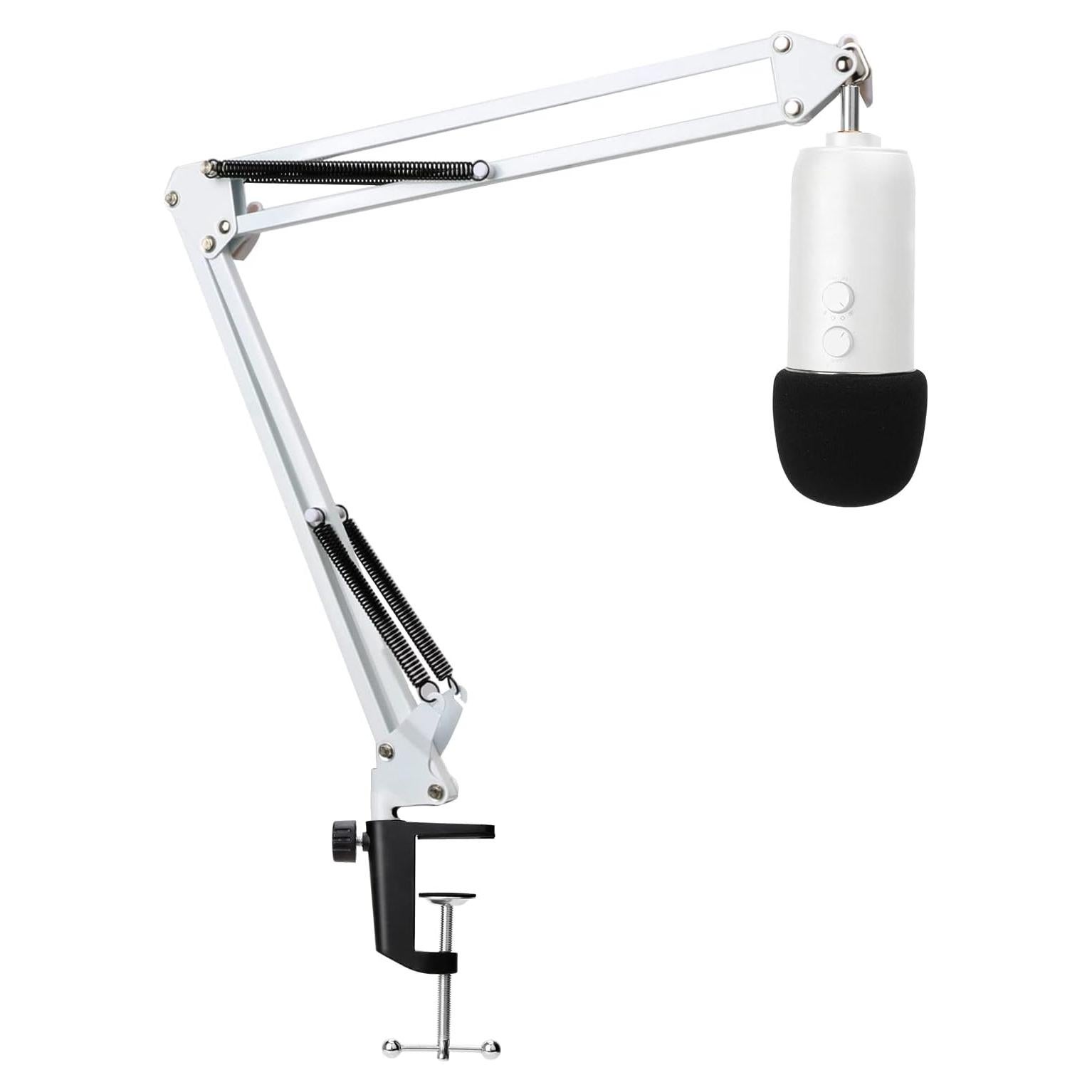 Soporte de Micrófono Blanco YOUSHARES con Filtro Antipop