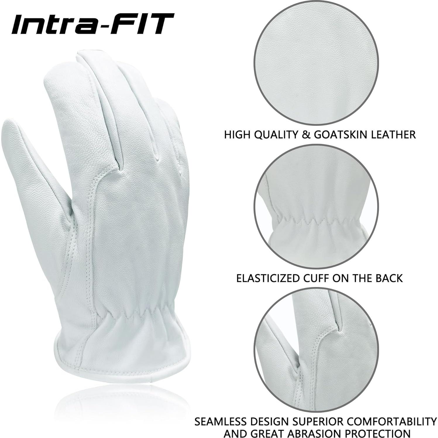 Guante de Conductor Intra-FIT de Cuero de Cabra Grande