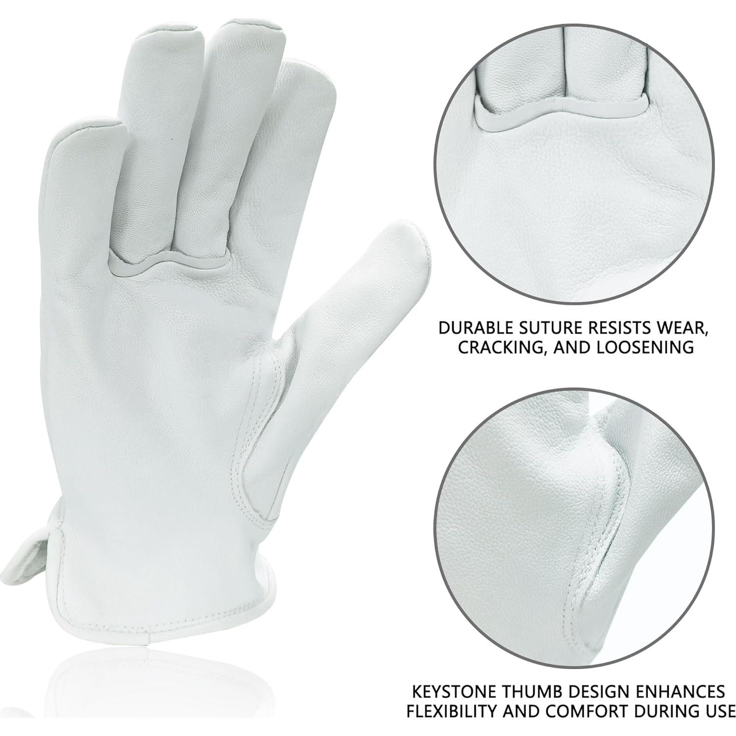 Guante de Conductor Intra-FIT de Cuero de Cabra Grande