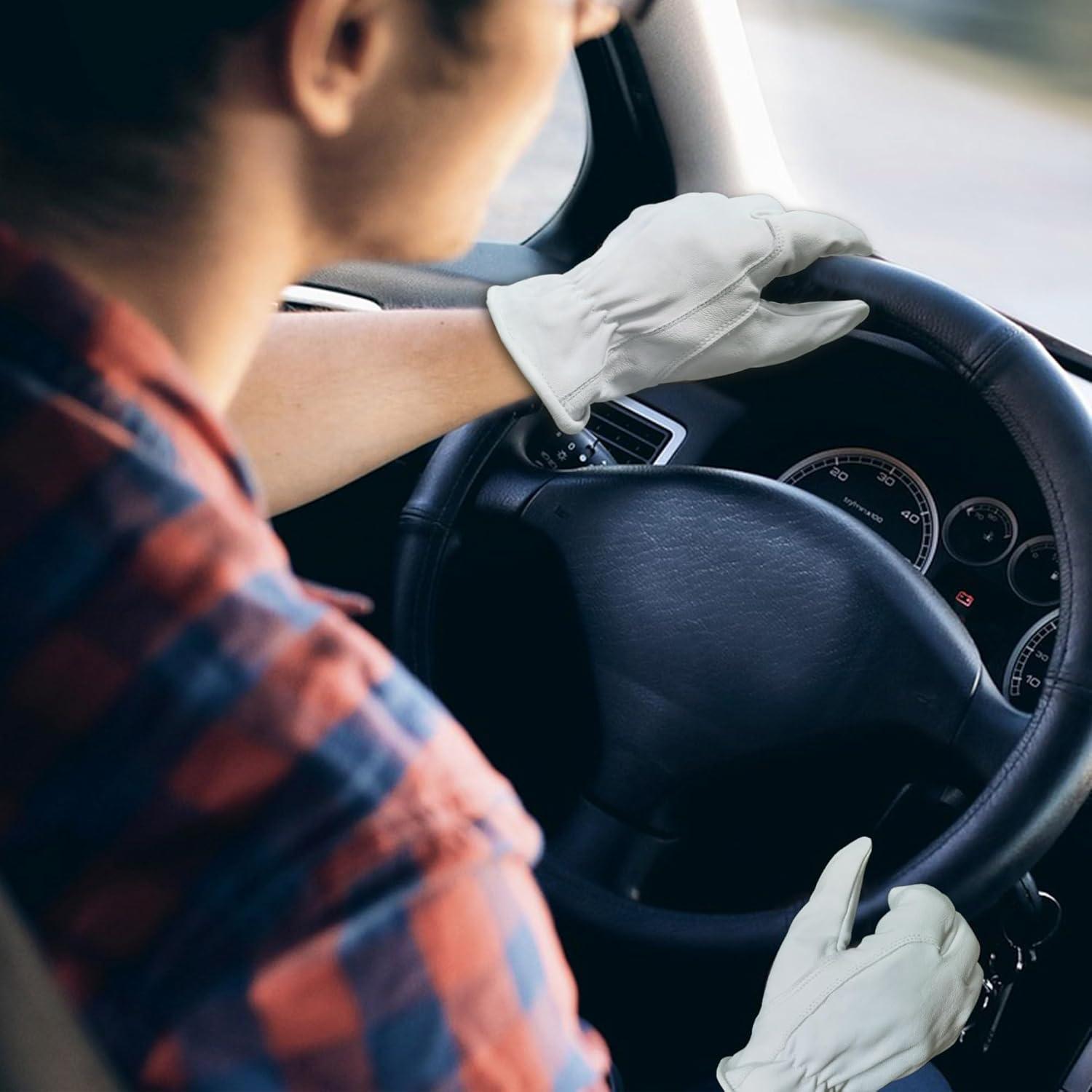 Guante de Conductor Intra-FIT de Cuero de Cabra Grande