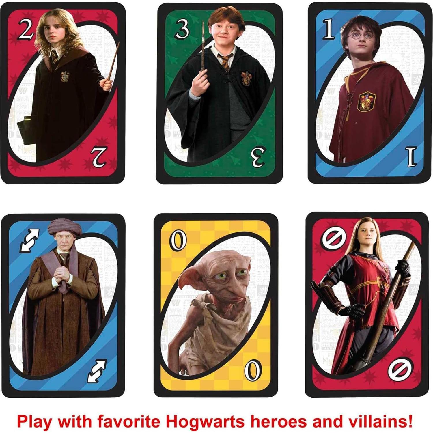 Juego de Cartas UNO Harry Potter Mattel en Lata Coleccionable