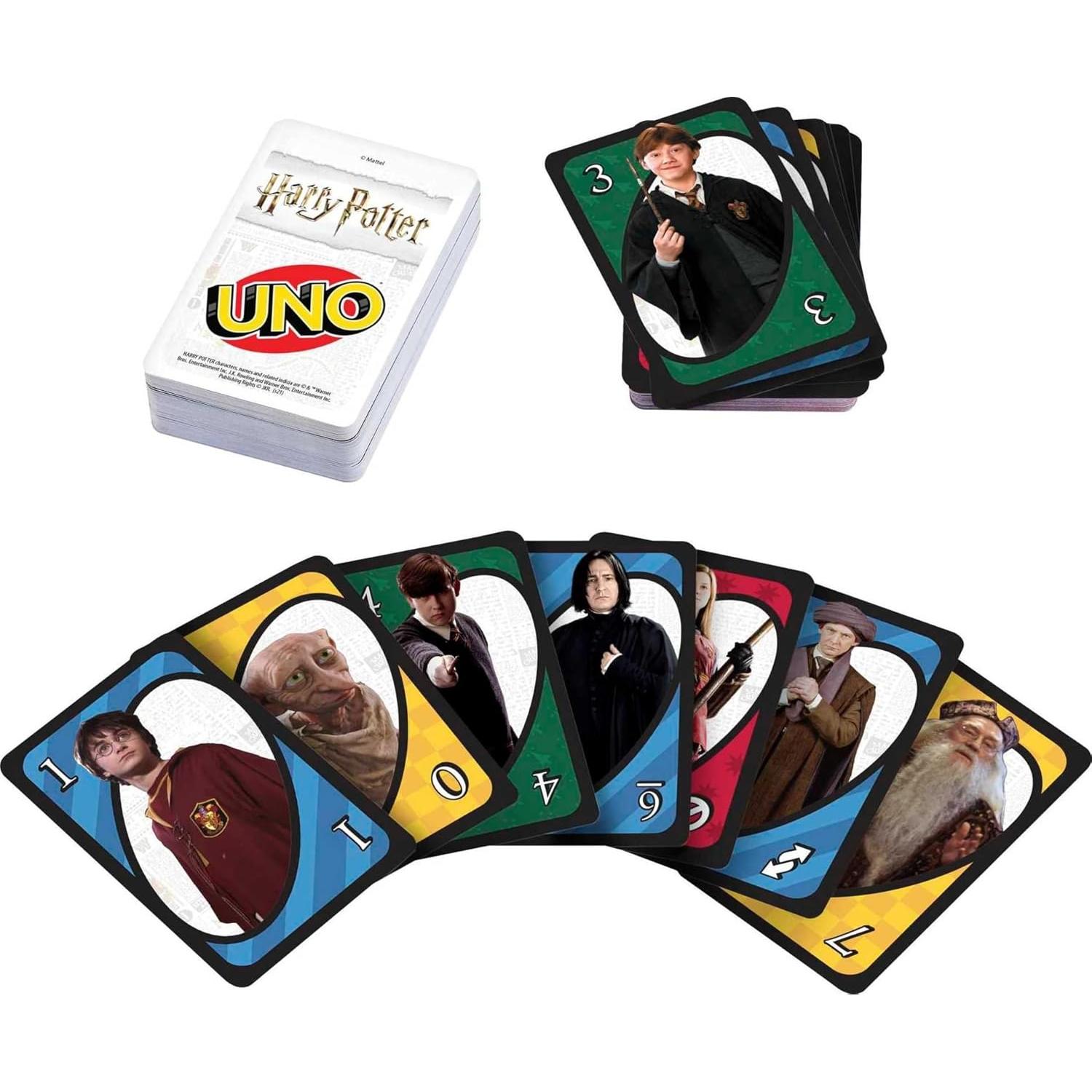 Juego de Cartas UNO Harry Potter Mattel en Lata Coleccionable