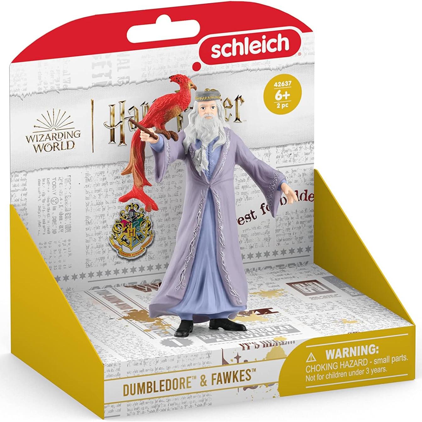 Conjunto Harry Potter Schleich Dumbledore y Fawkes 136g