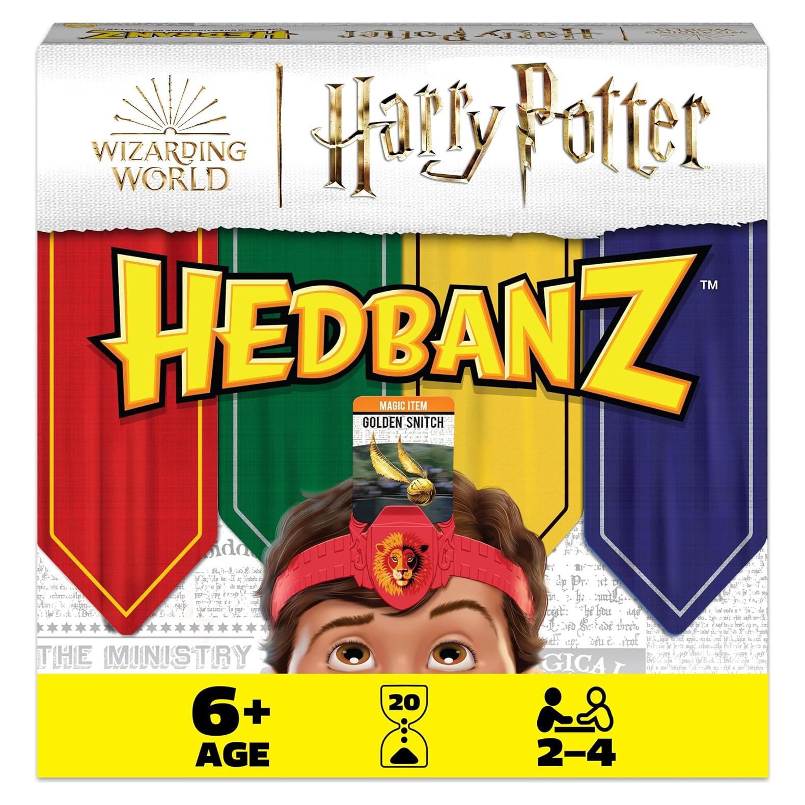 Hedbanz Harry Potter Edición 2022 Juego Familiar 4 Diademas
