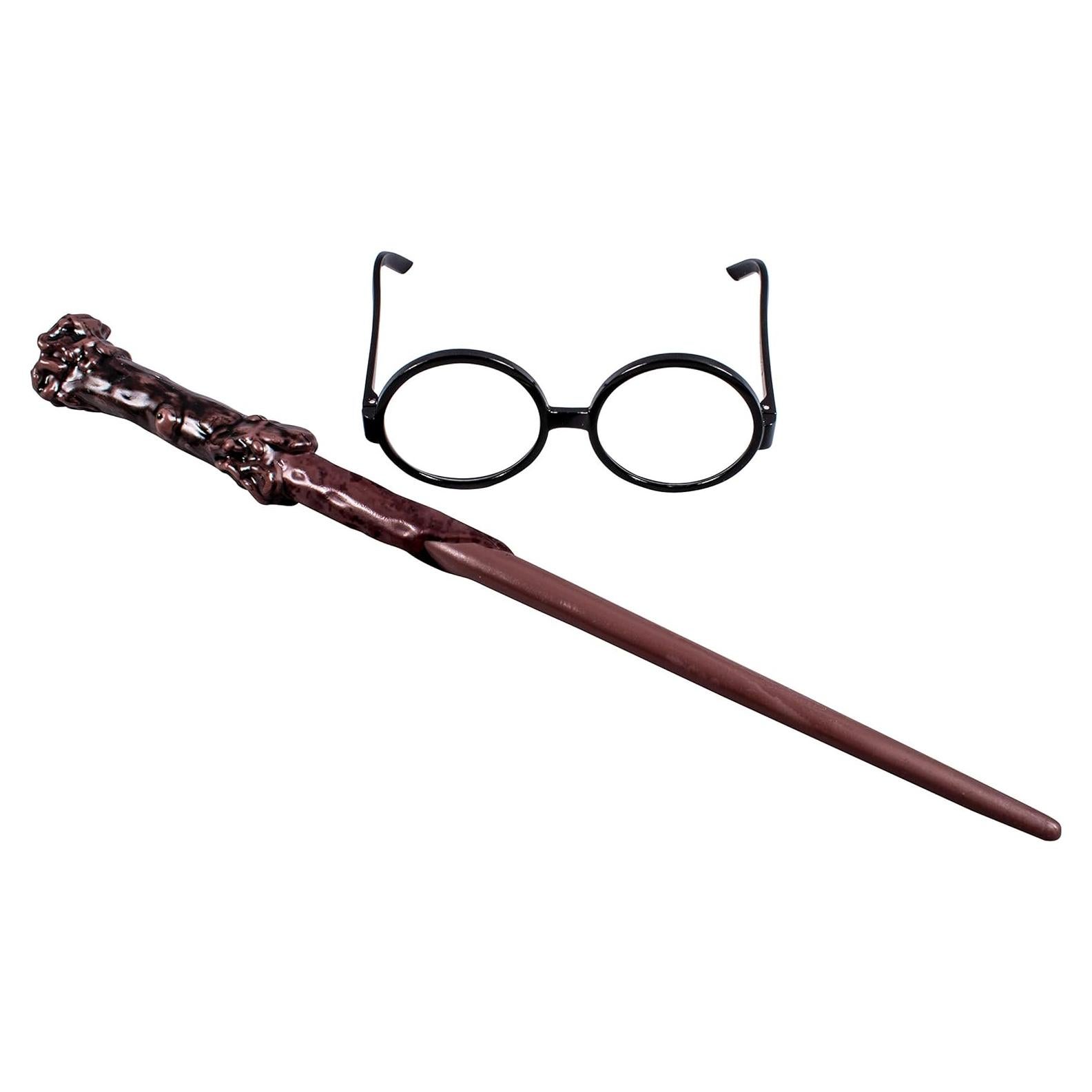 Disfraz Harry Potter Set Accesorios Varita y Gafas Infantil