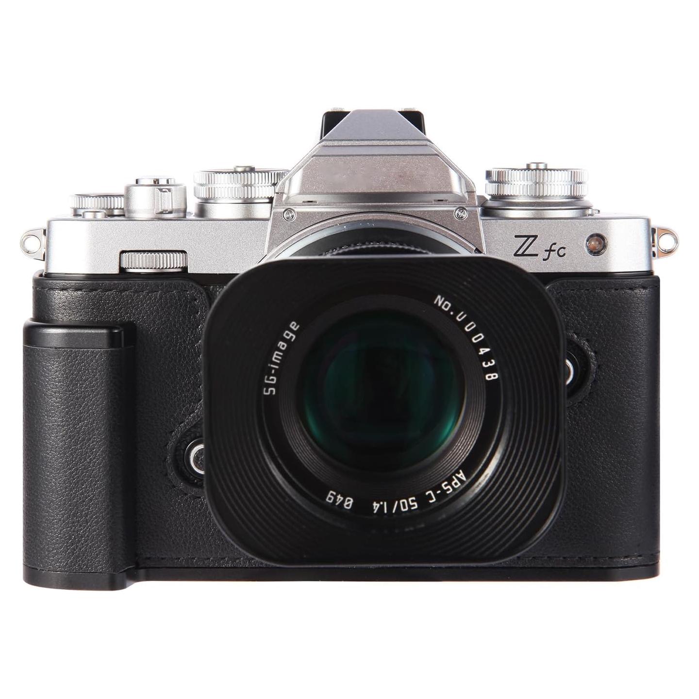 Empuñadura de Cuero Genuino Agaterod para Cámara Nikon Zfc