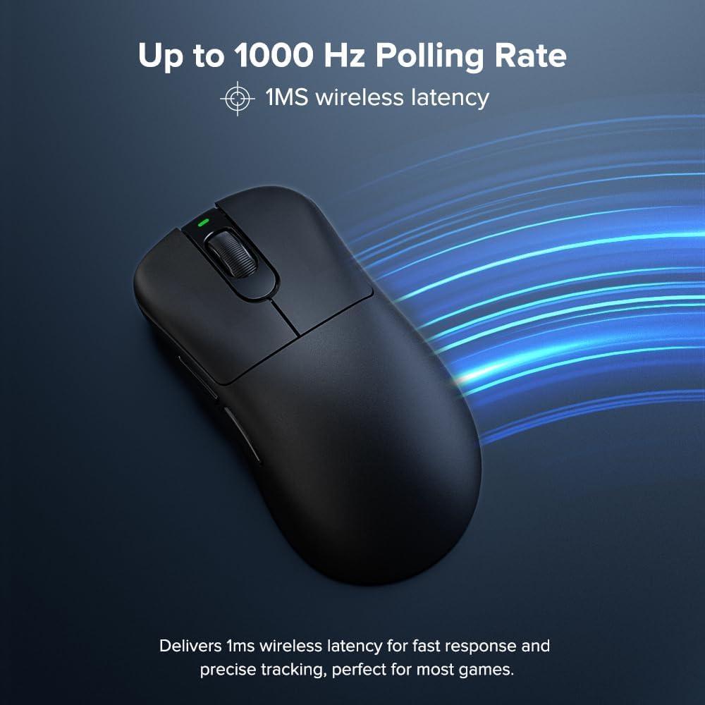 Ratón Gaming Inalámbrico Kysona Mars SE 24000 DPI Ergonómico