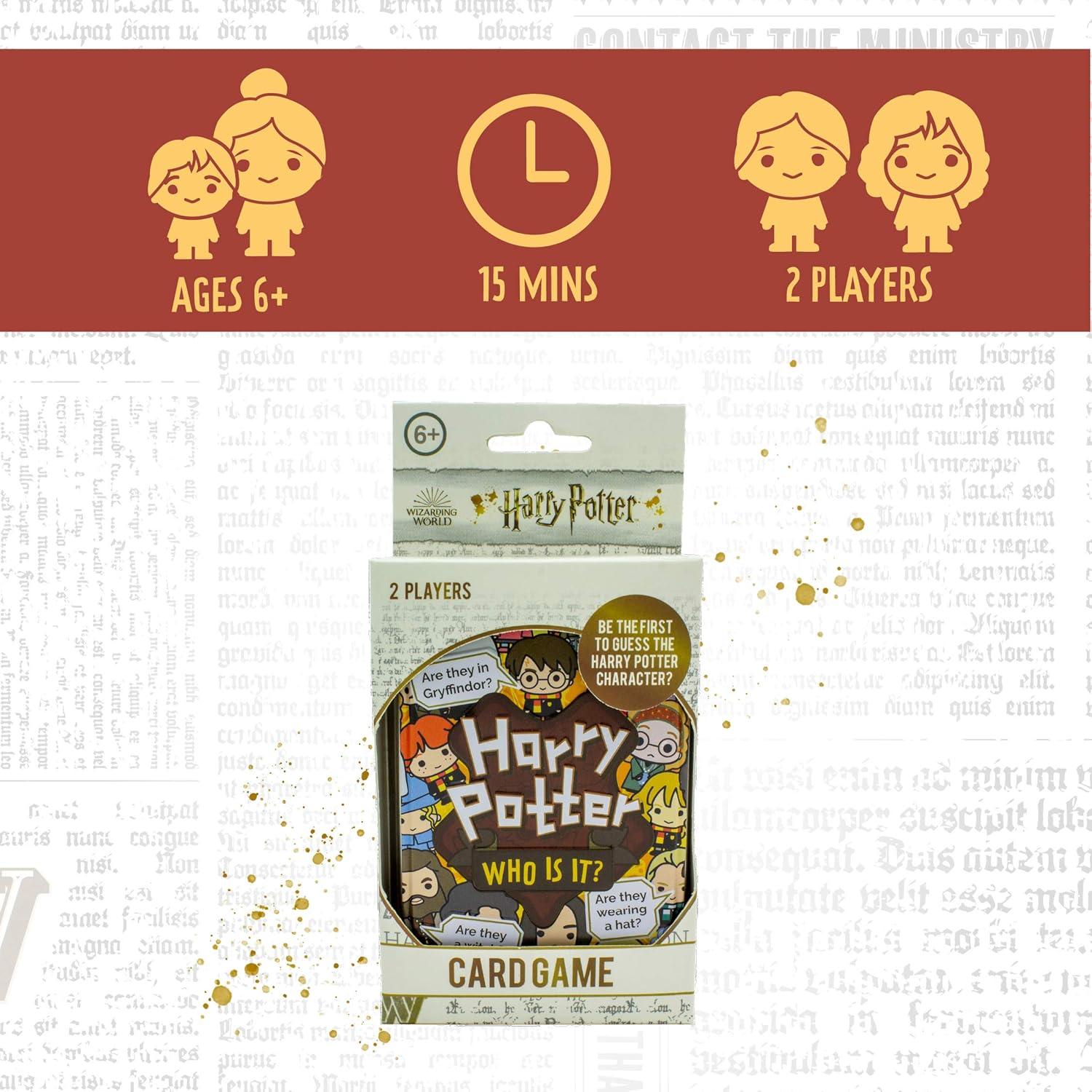 Juego de Adivinanza Harry Potter Paladone 72 Tarjetas