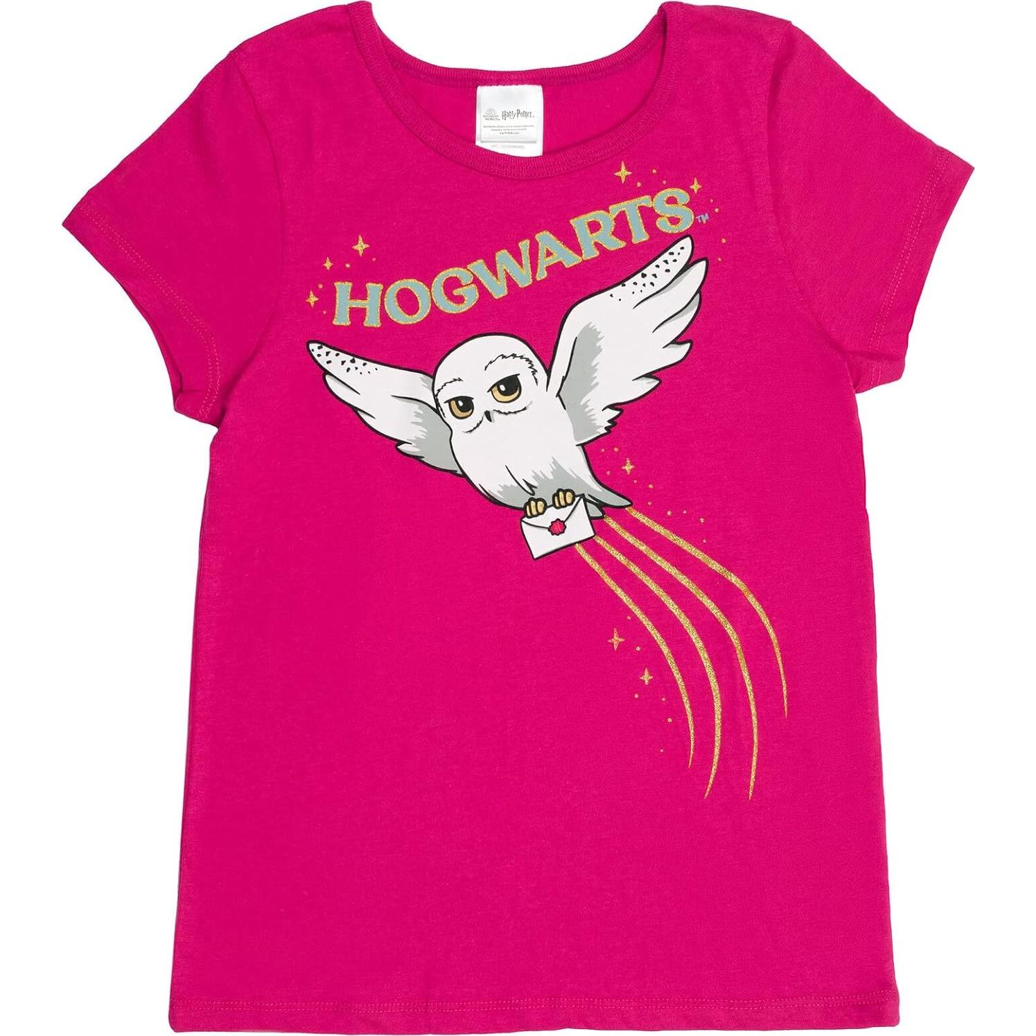 Camisetas Harry Potter Niñas 3 Pack Manga Corta 7-8 Años