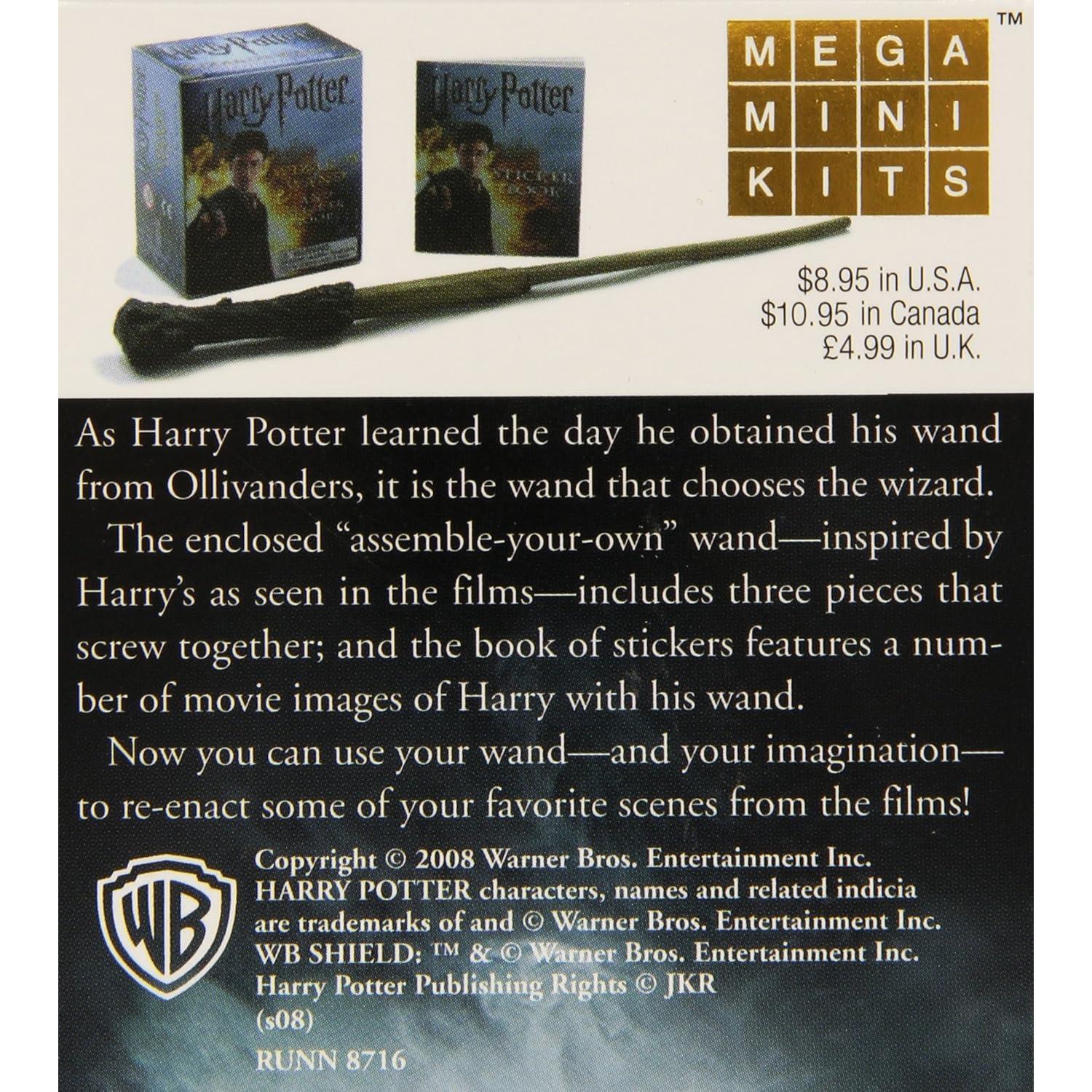 Harry Potter Wand and Sticker Book (Miniature Editions)